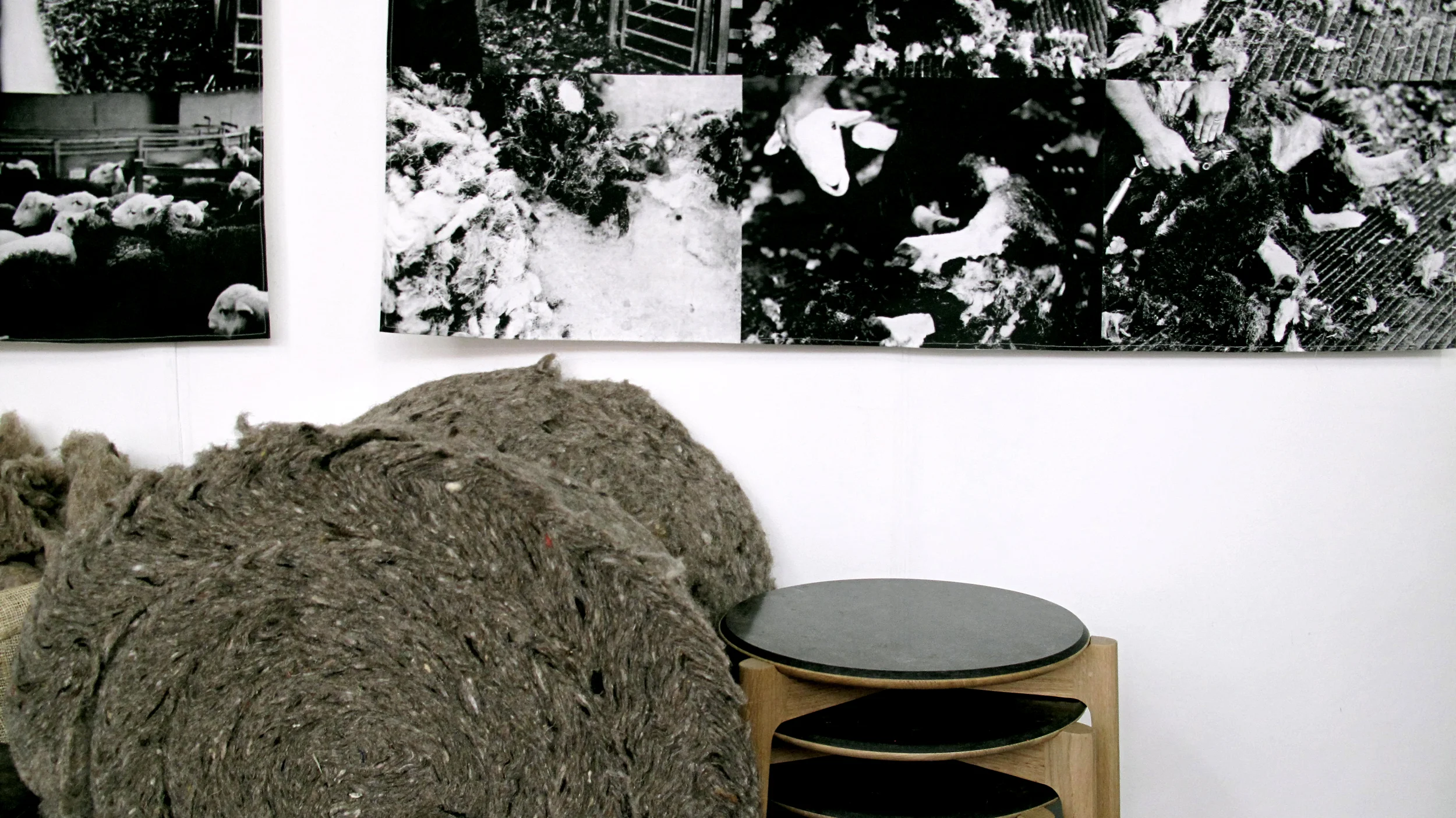 Herdwick Stool - A collaboration between Selvedge x Ercol x Solidwool