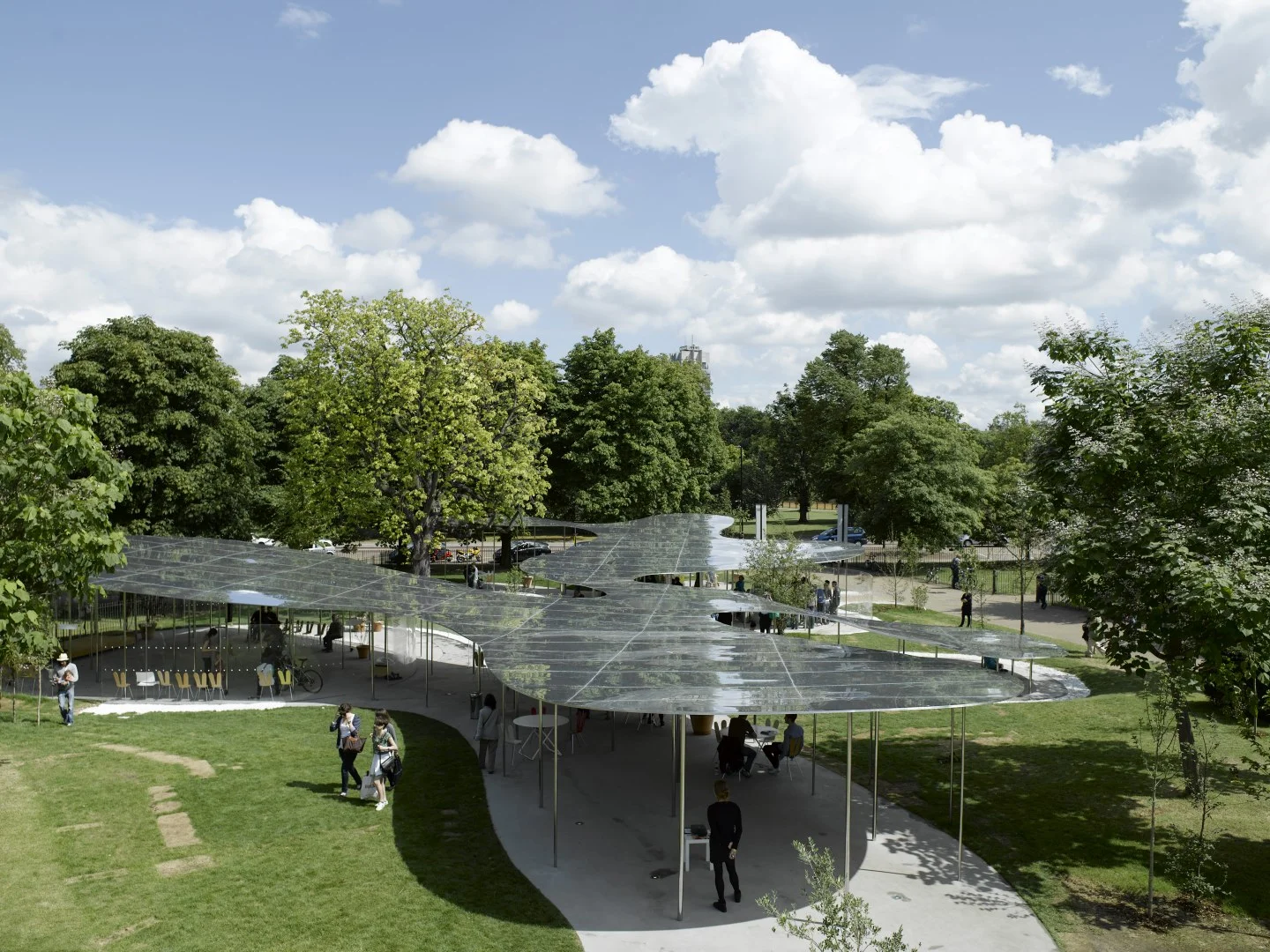 Image 15 of 34 | Serpentine Gallery Pavilion 2009 by Kazuyo Sejima and Ryue Nishizawa of SANAA