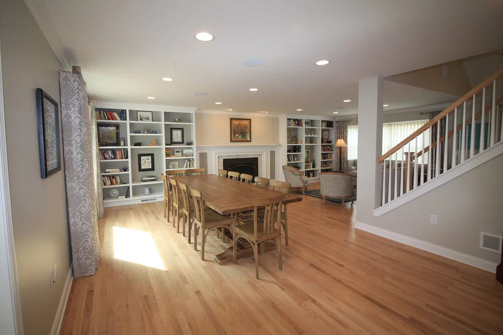 Carthage College Trinity House Furniture layout and specifications, window treatments, paint color selections.