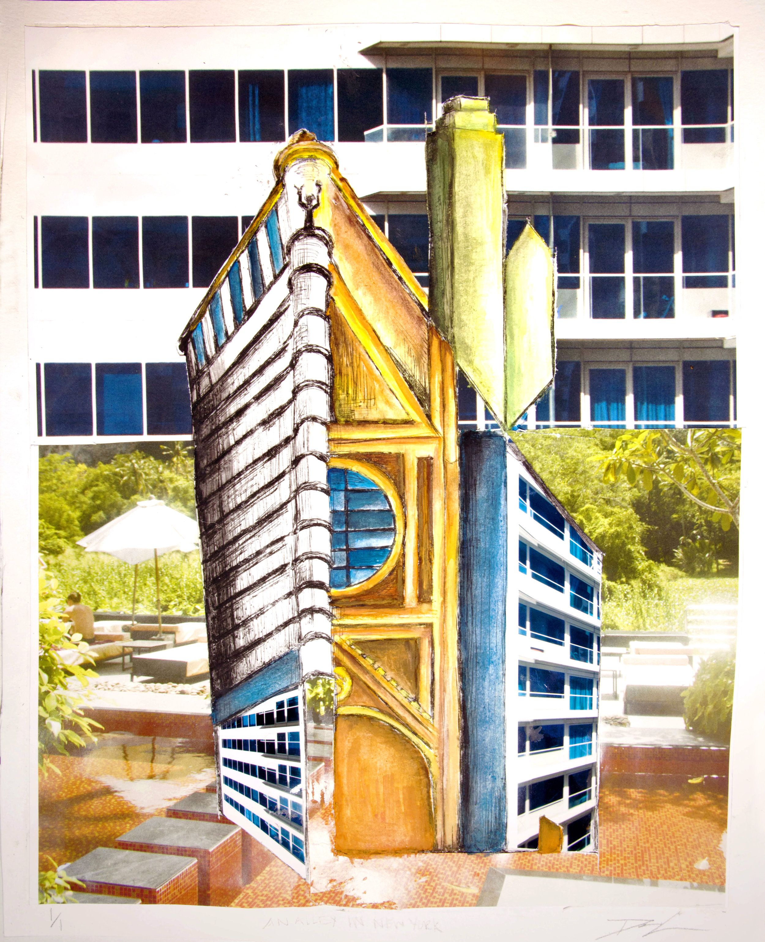 AN ALLEY IN NEW YORK