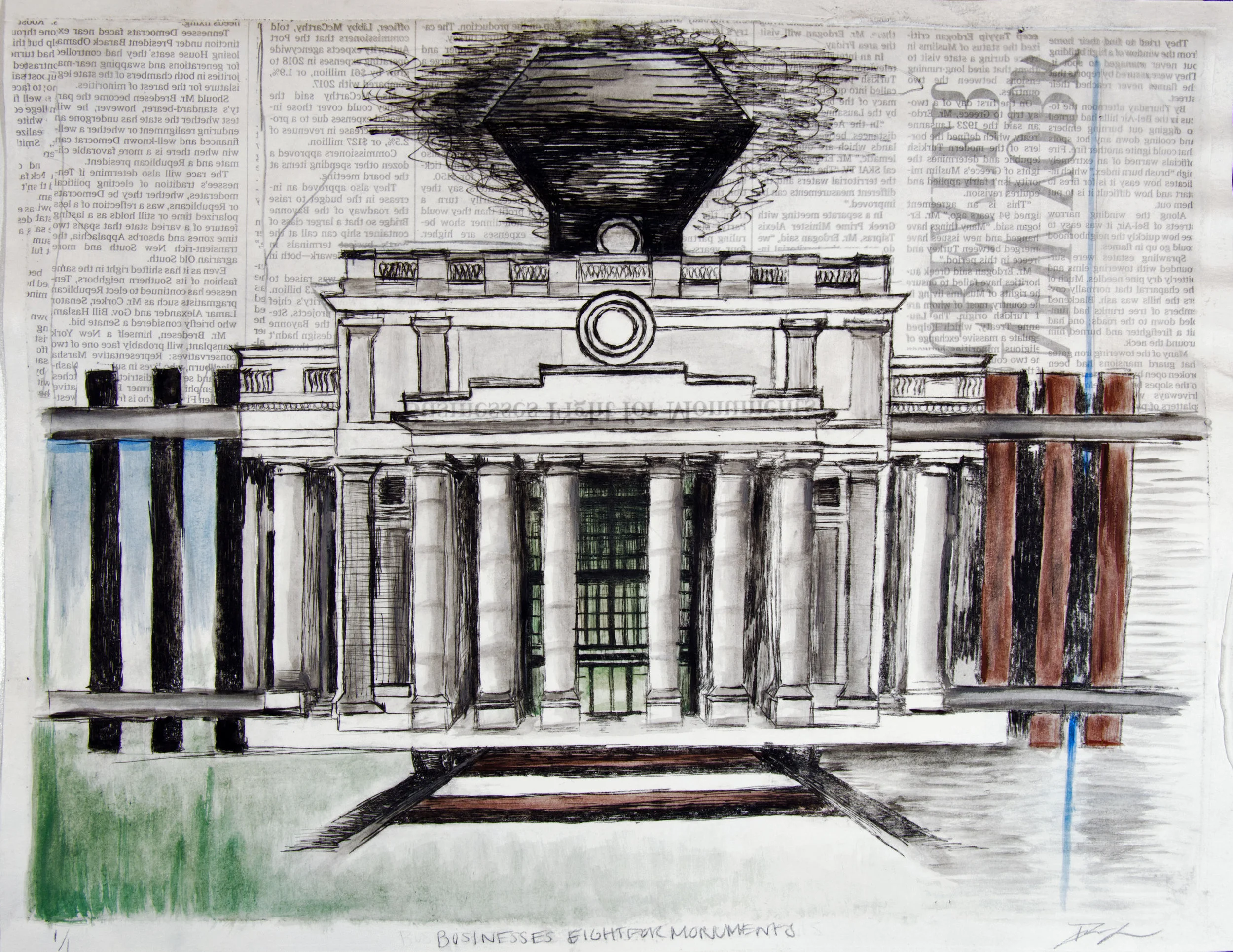 BUSINESSES FIGHT FOR MONUMENTS