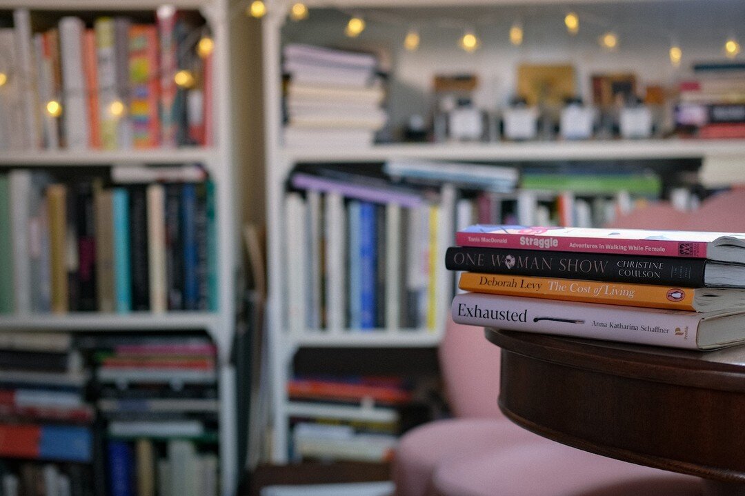 On my blog I'm talking about 4 recent reads this morning -- 

Straggle: Adventures in Walking While Female by Tania MacDonald
One Woman Show by Christine Coulson
The Cost of Living by Deborah Levy
Exhausted by Anna Katharine Schaffner. 

I also talk 