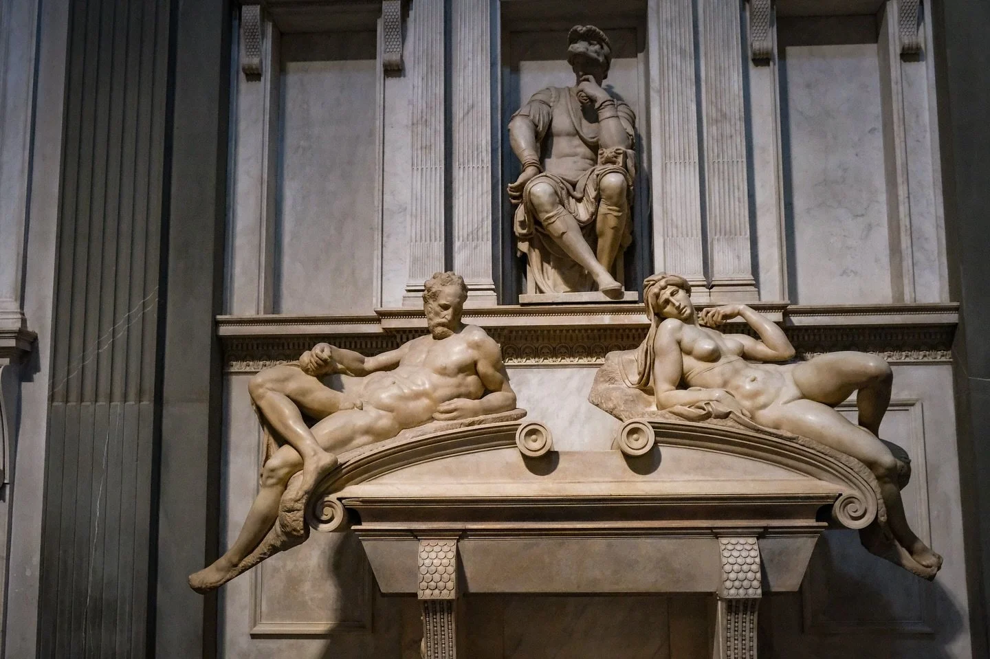 Medici Chapel, Michelangelo&hellip;such a thrill to see again.

Some drawings from a hideout off the sacristy recently displayed. 

#artlovers #artinitalia #arthelps #michelangelo