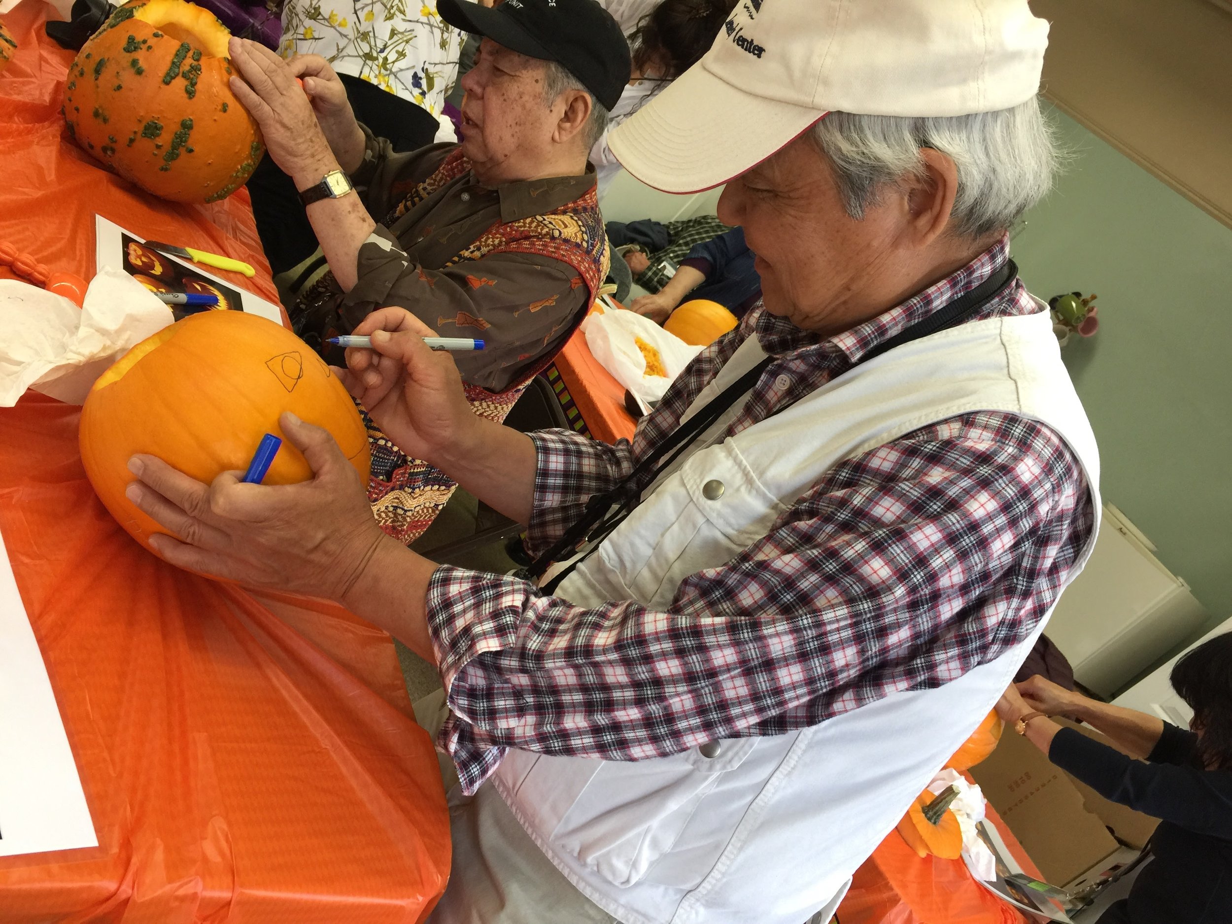 Carving Pumpkins at the Umpqua Valley Arts Center