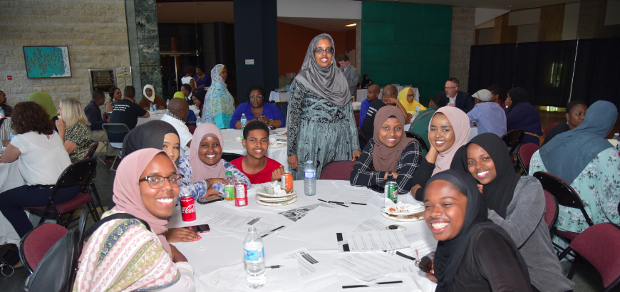 PRESIDENT HODAN EGALE, ORGANIZER AND HOST OF CONFERENCE HELD JULY 12, 2018 FOR YOUTH, POLICE AND COMMUNITY ROUND TABEL DISCUSSIONS