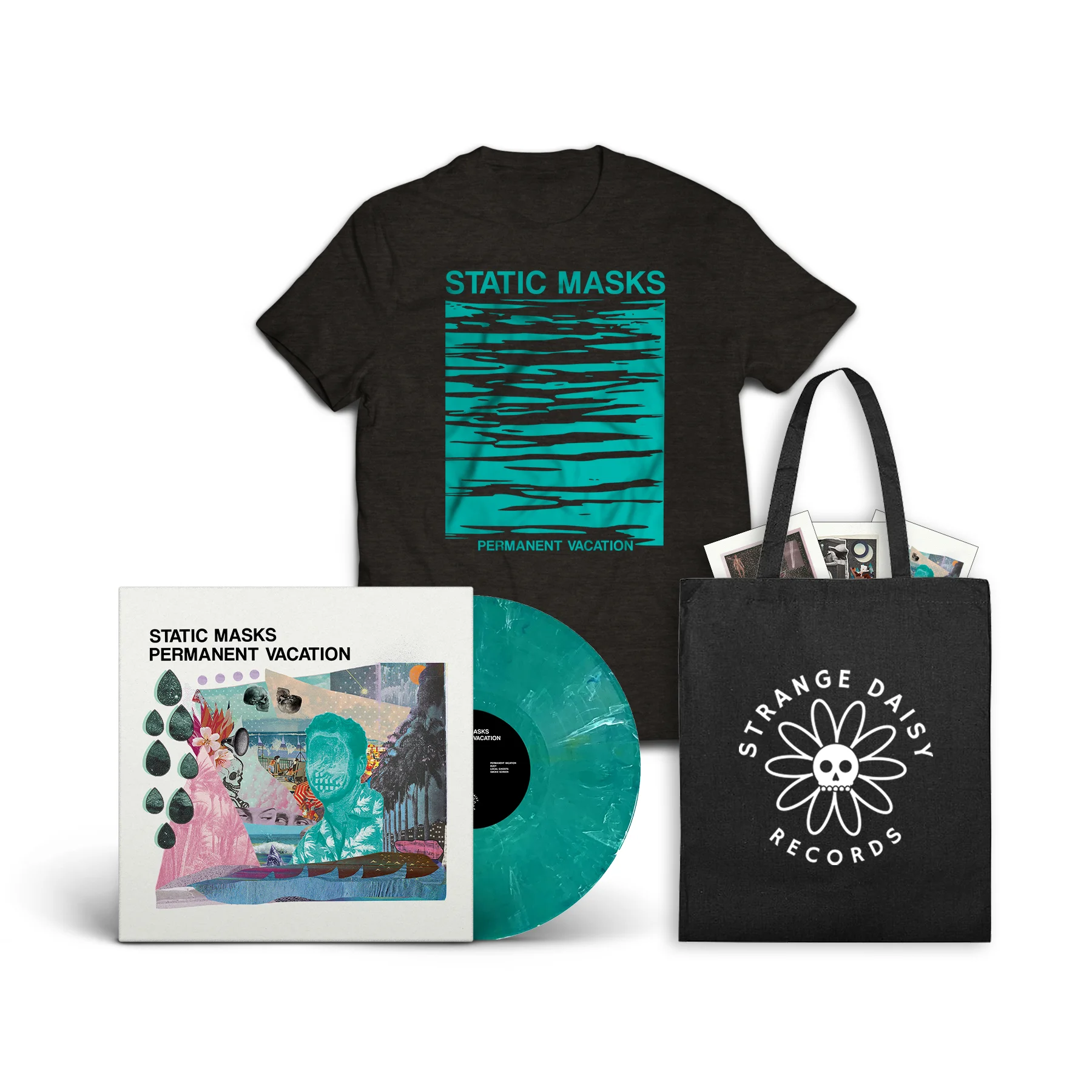 "Permanent Vacation" Vinyl LP + Shirt Bundle