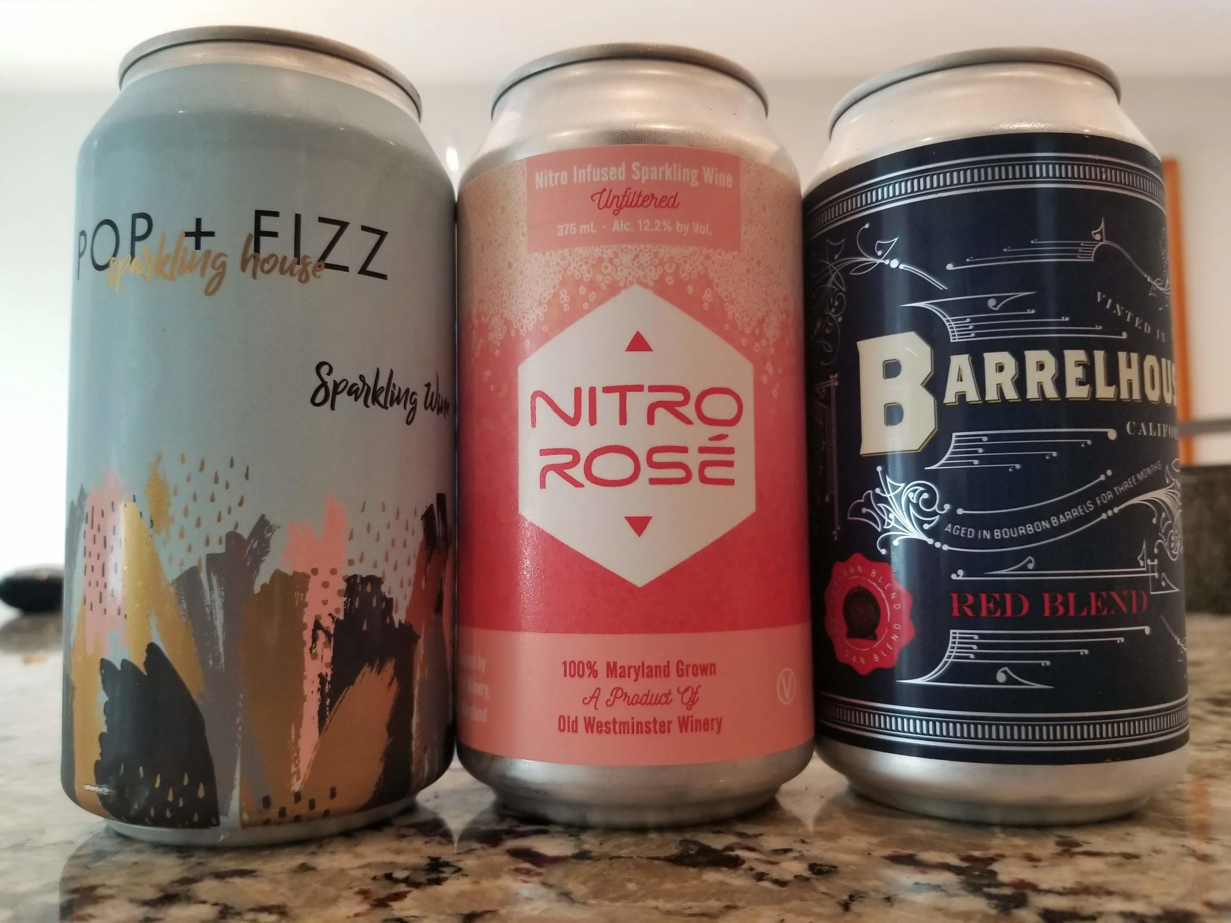 Pop & Fizz, Oregon; Nitro Rose, Maryland; Barrelhouse, California From left to right.