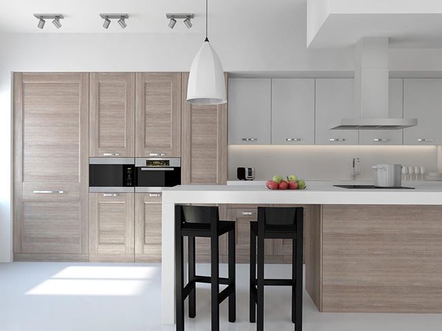 These custom cabinets by @mysemfim 👏 are stunning! #interiorinspiration #kitchendesign #kitchenenvy