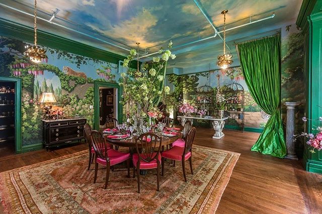 The magical world of Ken Fulk brought to life through his collaboration with de Gournay wallpaper