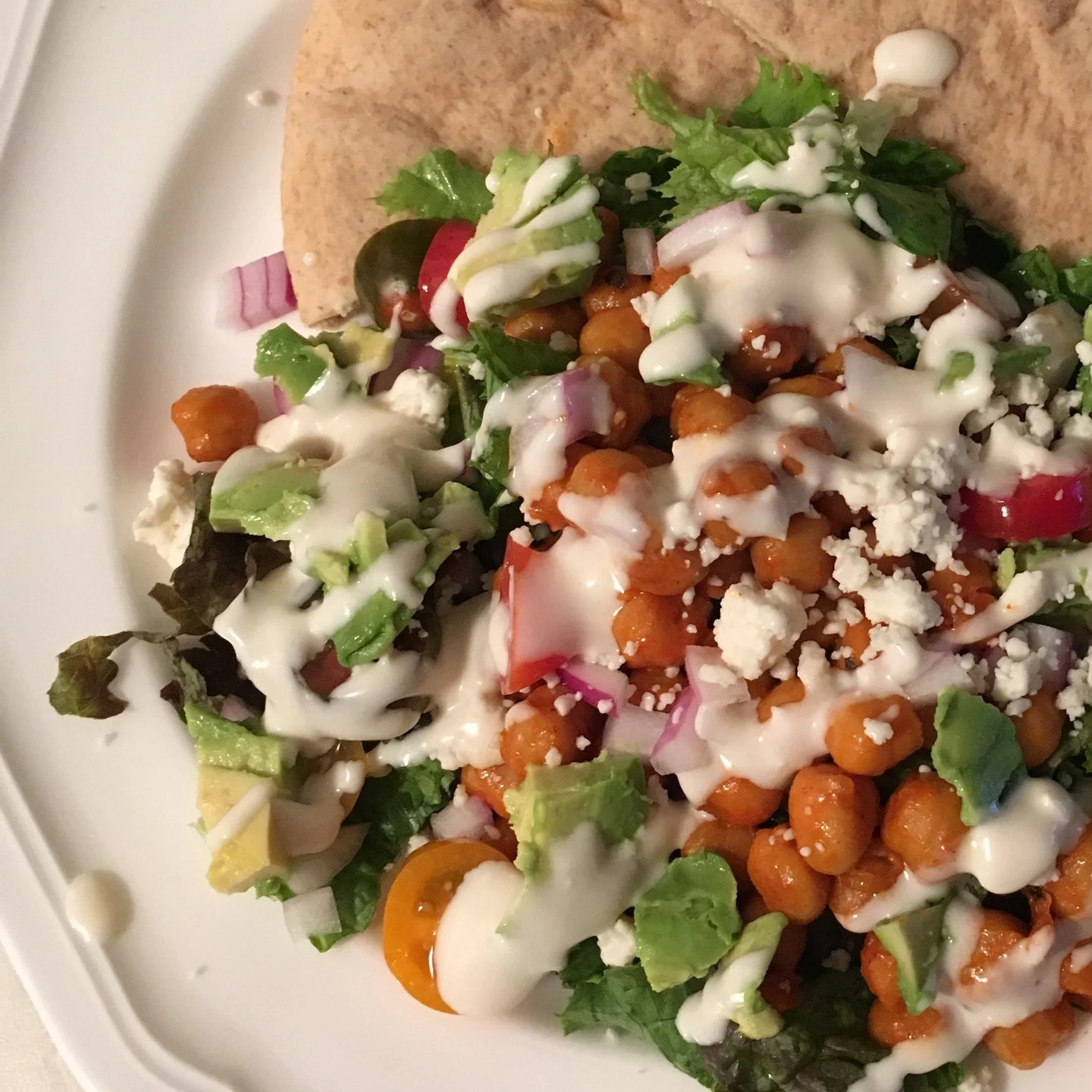 Buffalo Chickpea Salad
