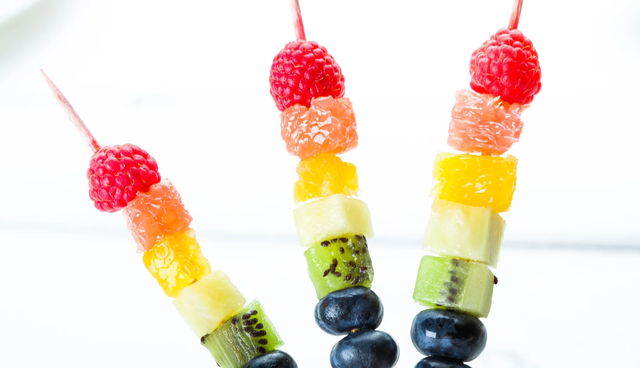 An Amazing Fresh and Tasty Fruit Kabob....vs. A Deep Fried Twinkie-We'll Take the Fruit Skewer