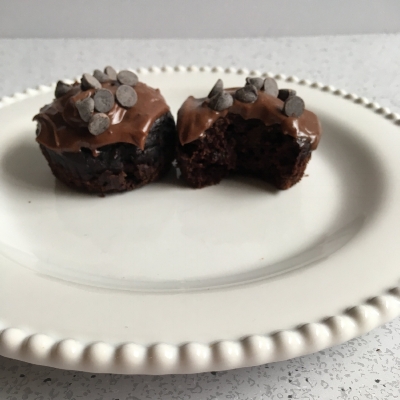 {Vegan & Gluten-Free} Double Chocolate Zucchini Cupcakes 