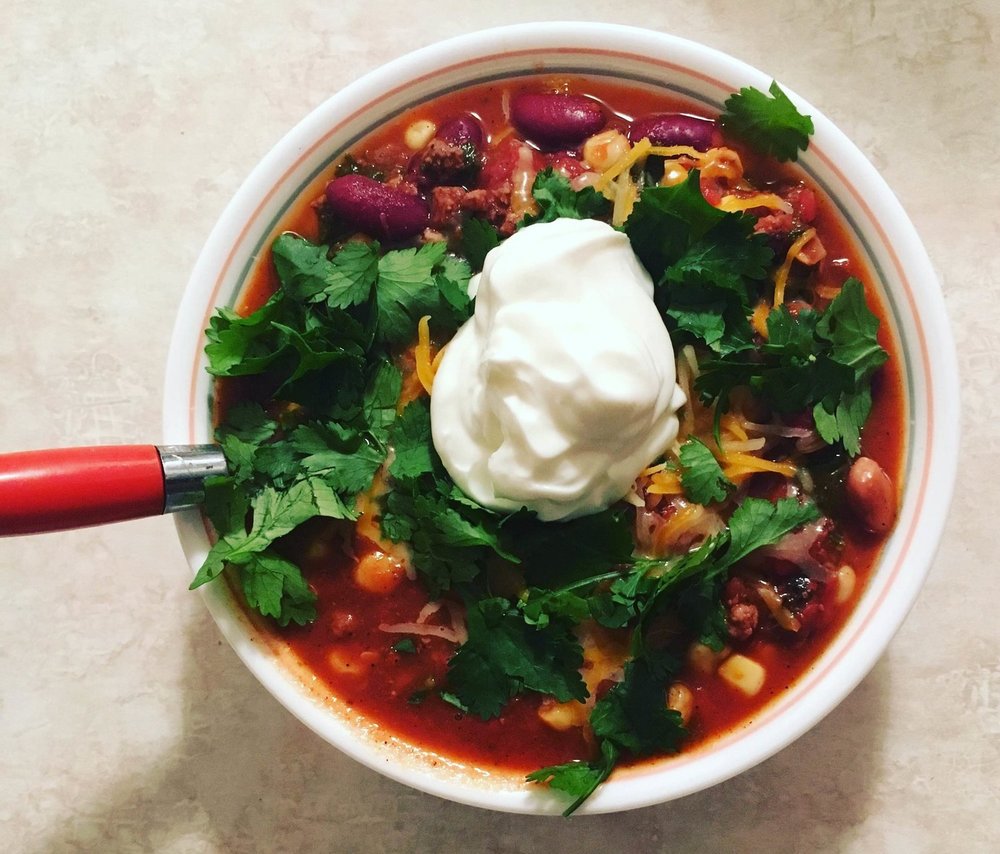 Spicy Bean and Kale Chili