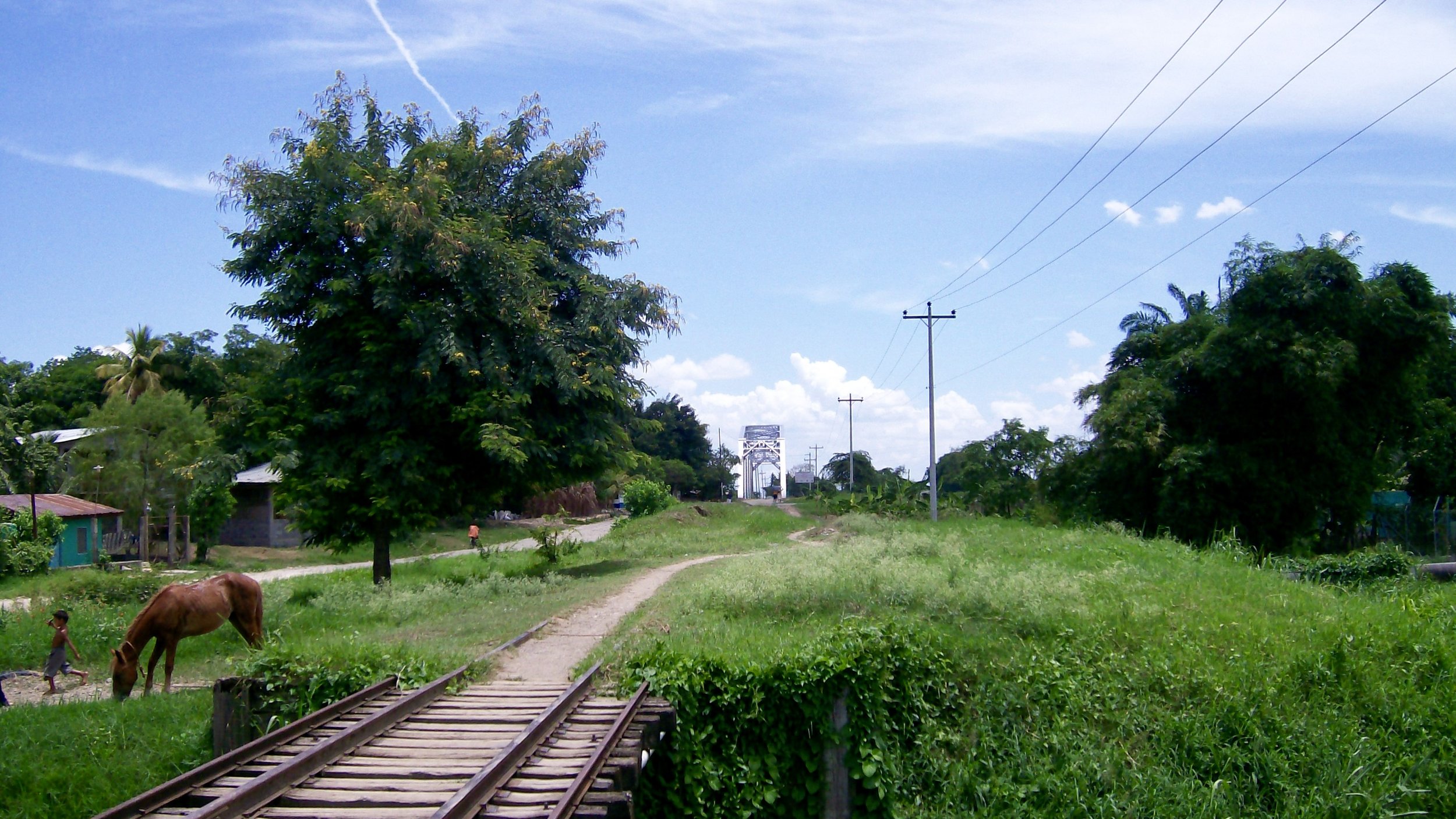 Things have changed since then, but that bridge is still there. I took this picture during my last visit in 2007.