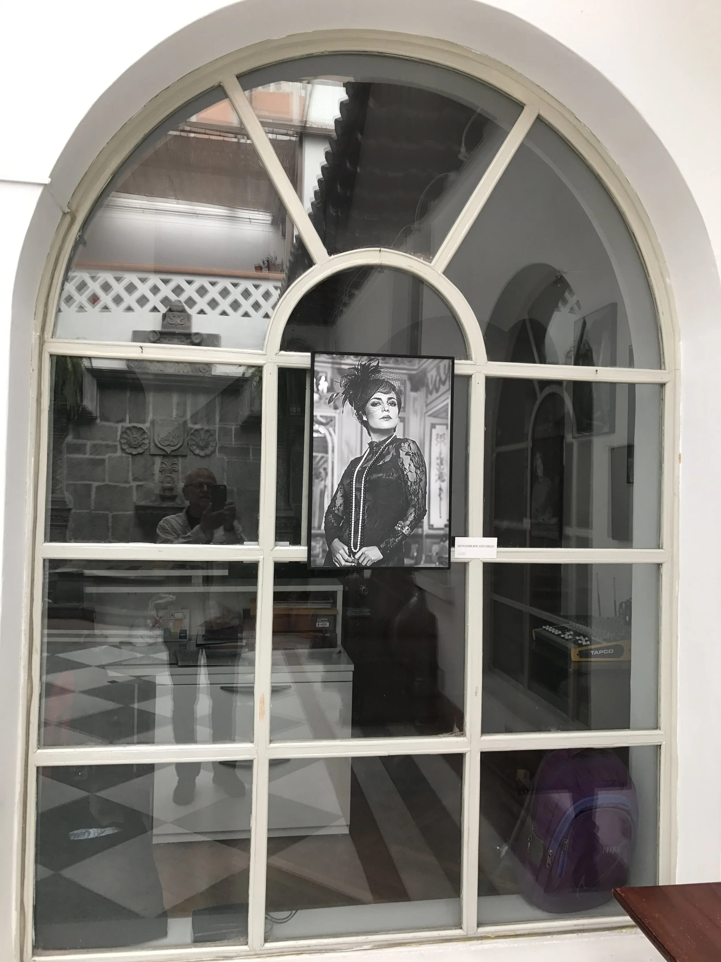One of the photographs on display at the museum.