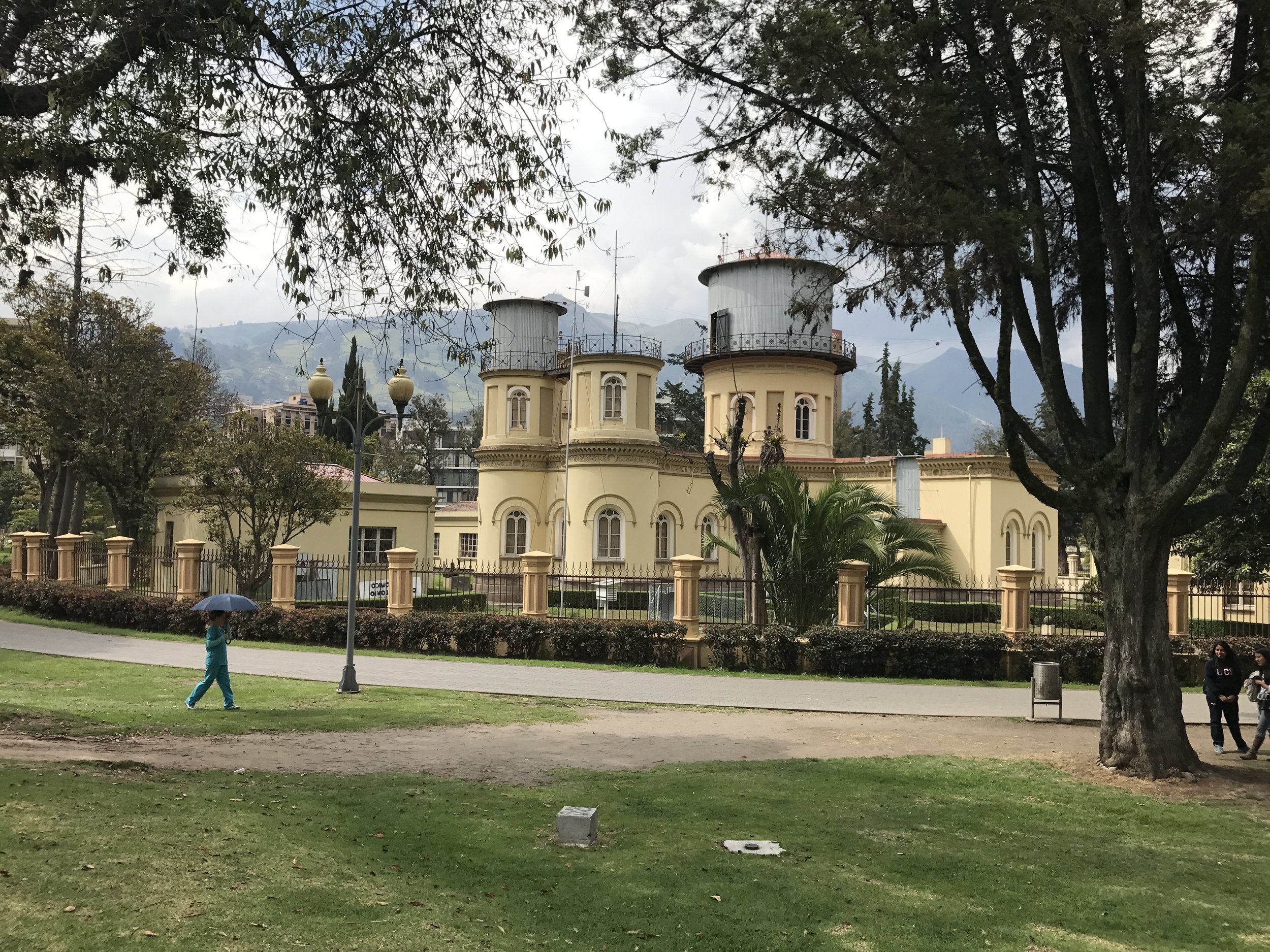 I think this building was part of Quito's historic municipal utilities.