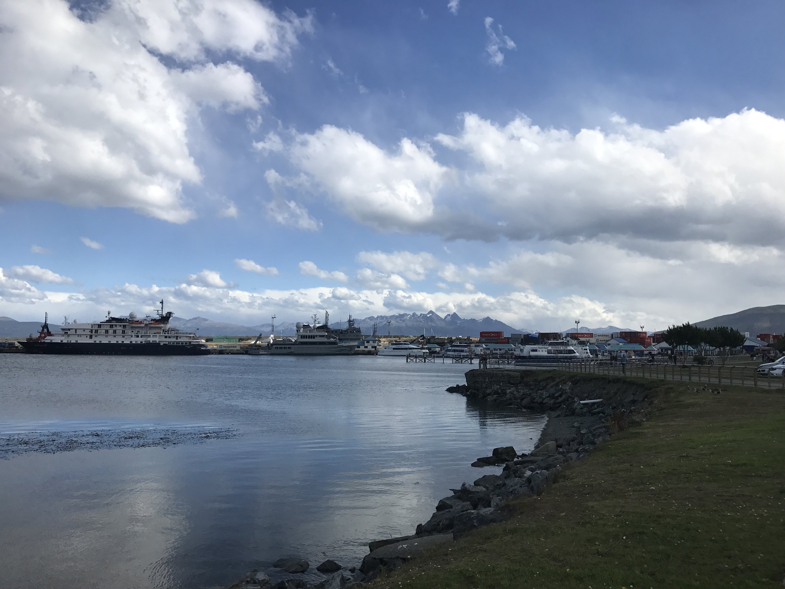 Harbor in Ushuaia.