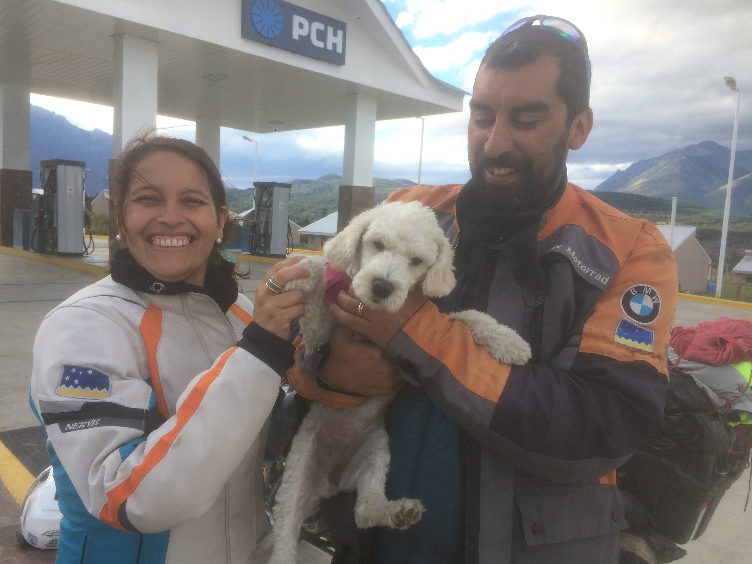New biker friends from Santiago, Chile.