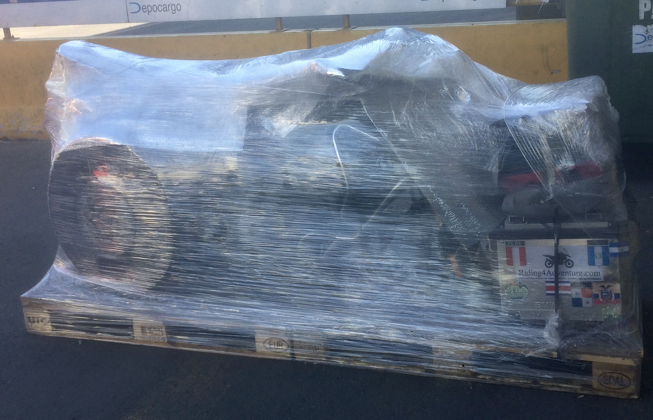 It's done. The bike is going home.