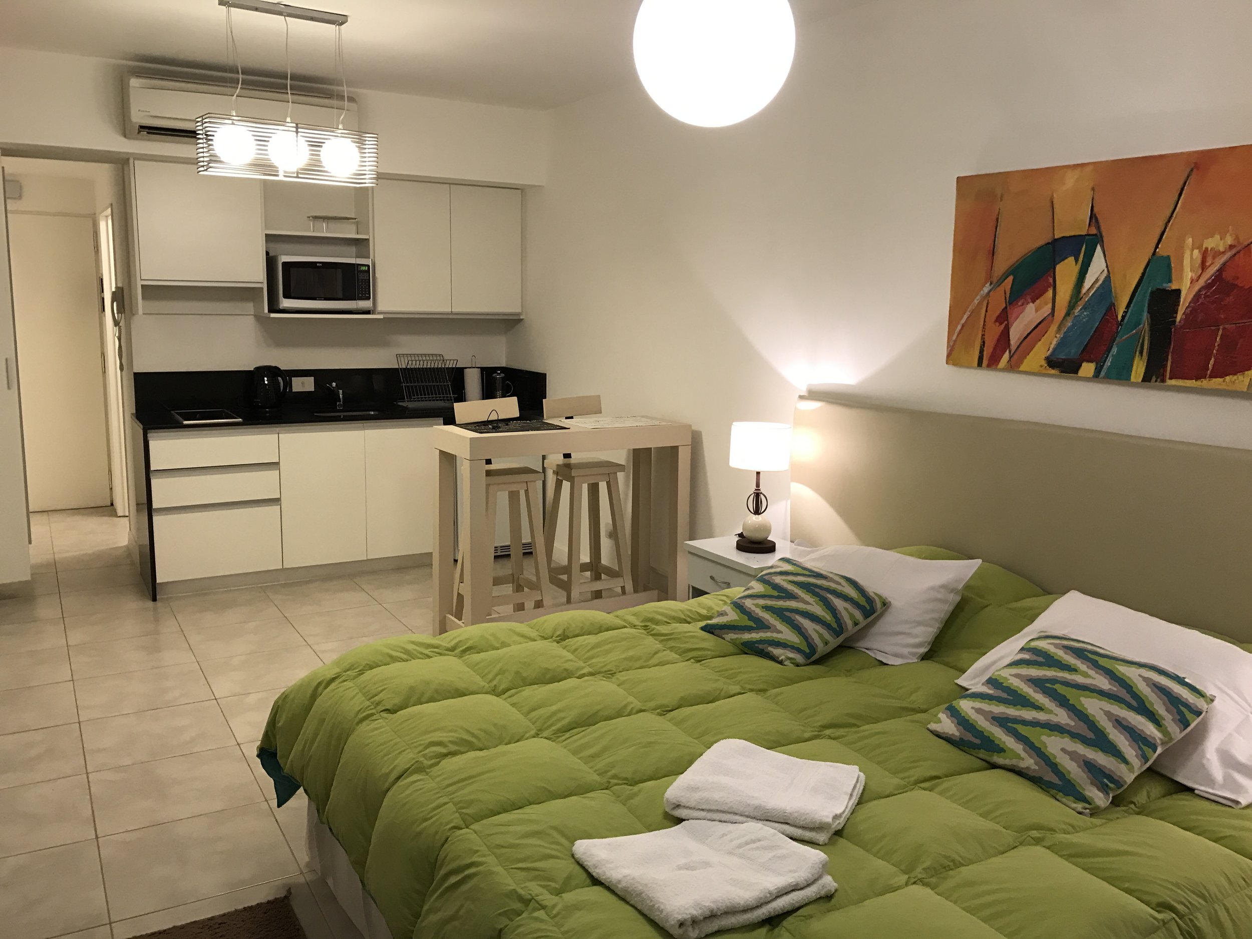 My studio apartment in Buenos Aires. Home for my last three weeks in South America.
