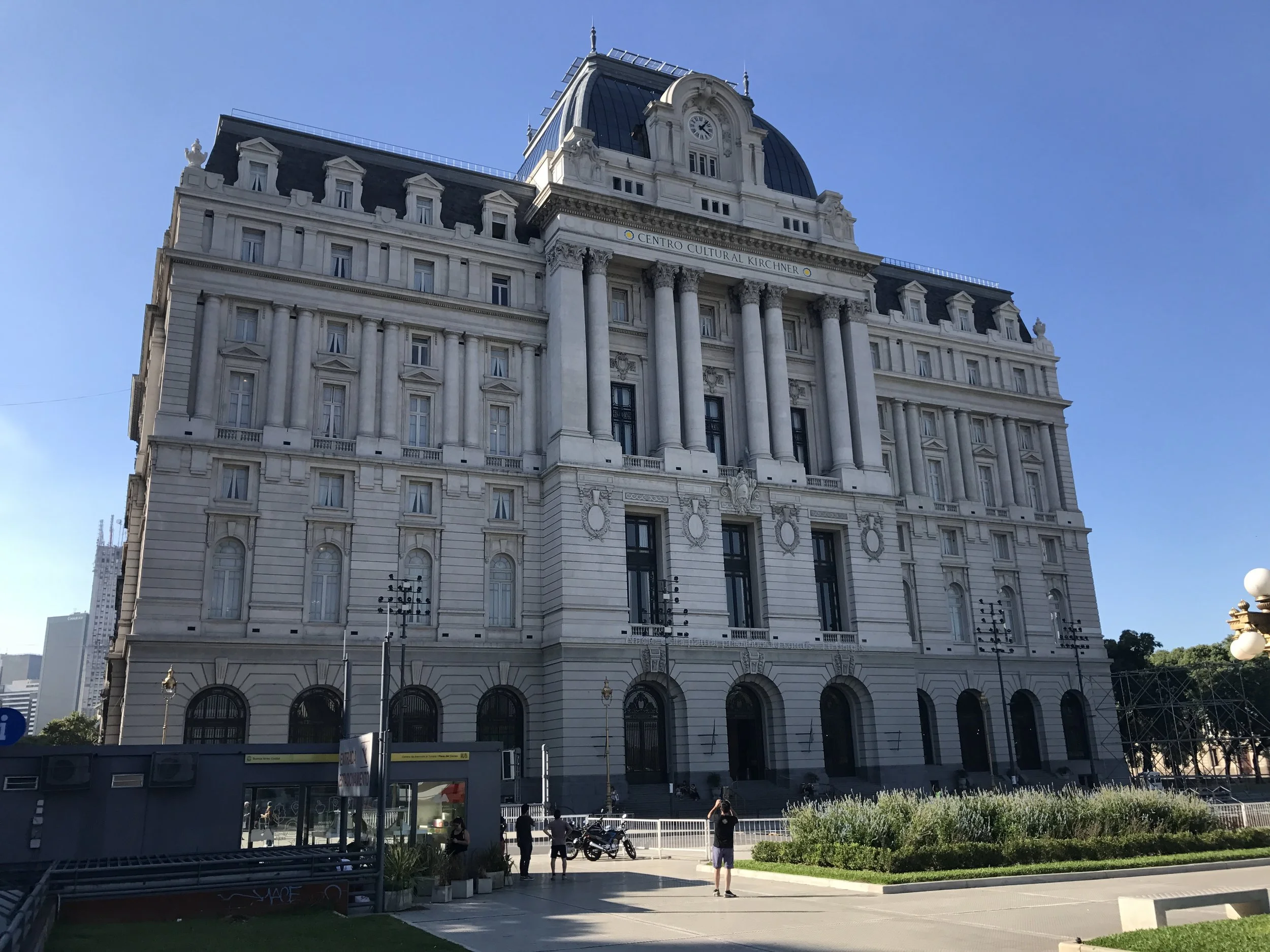 This was originally a post office, but converted to a theater and art museum.
