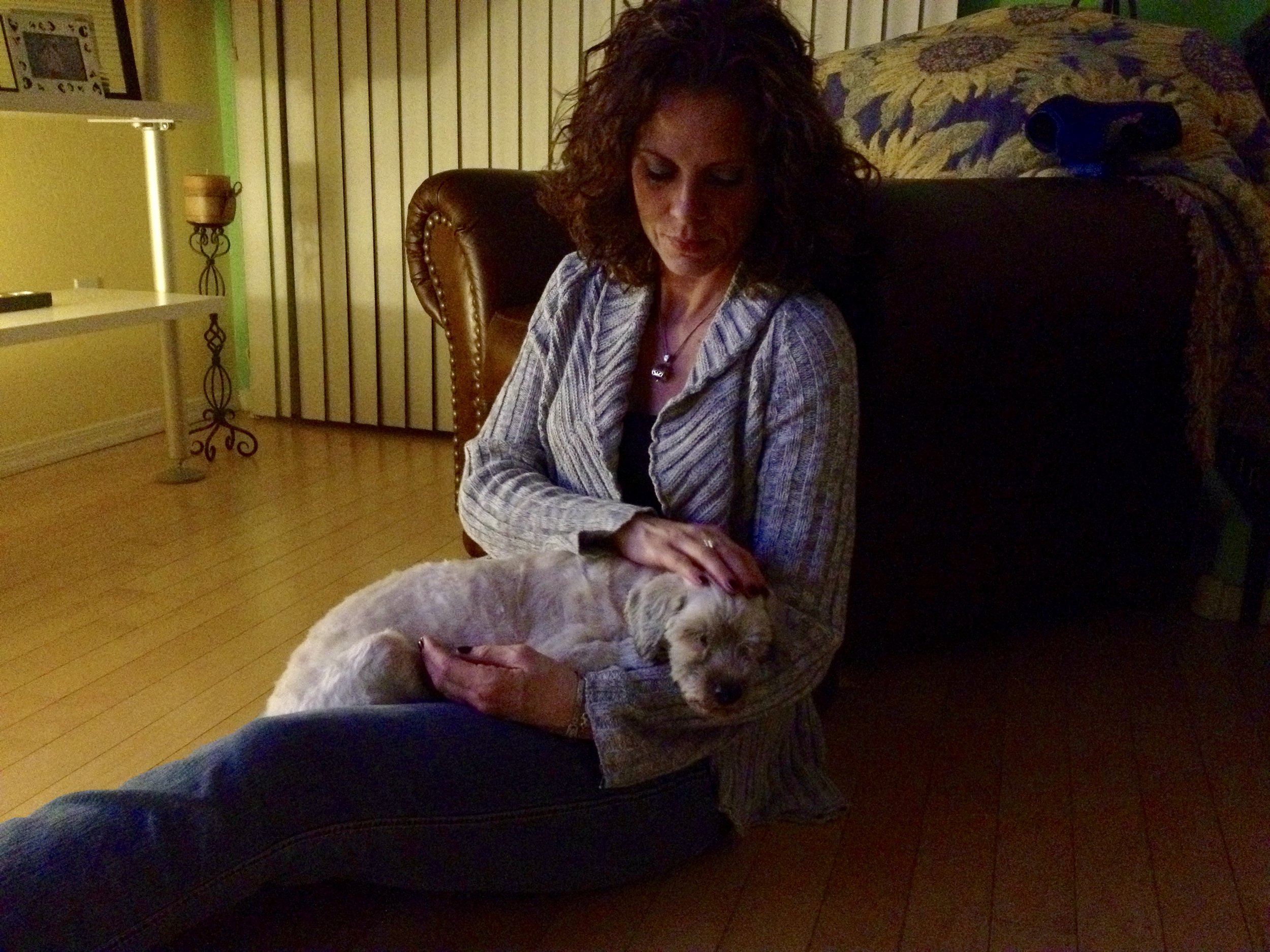 Omar's first night home.