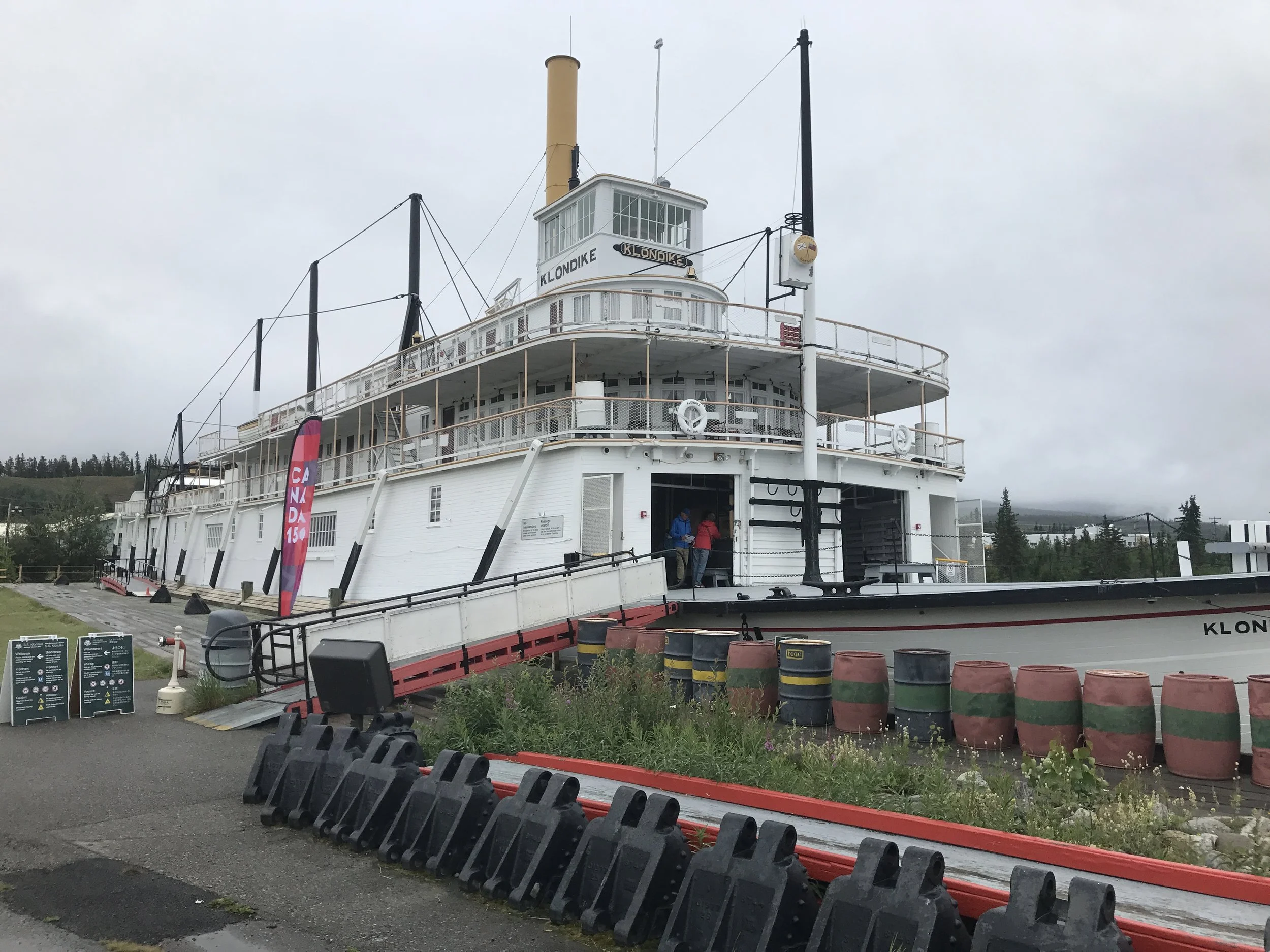 Klondike paddlewheeler. 