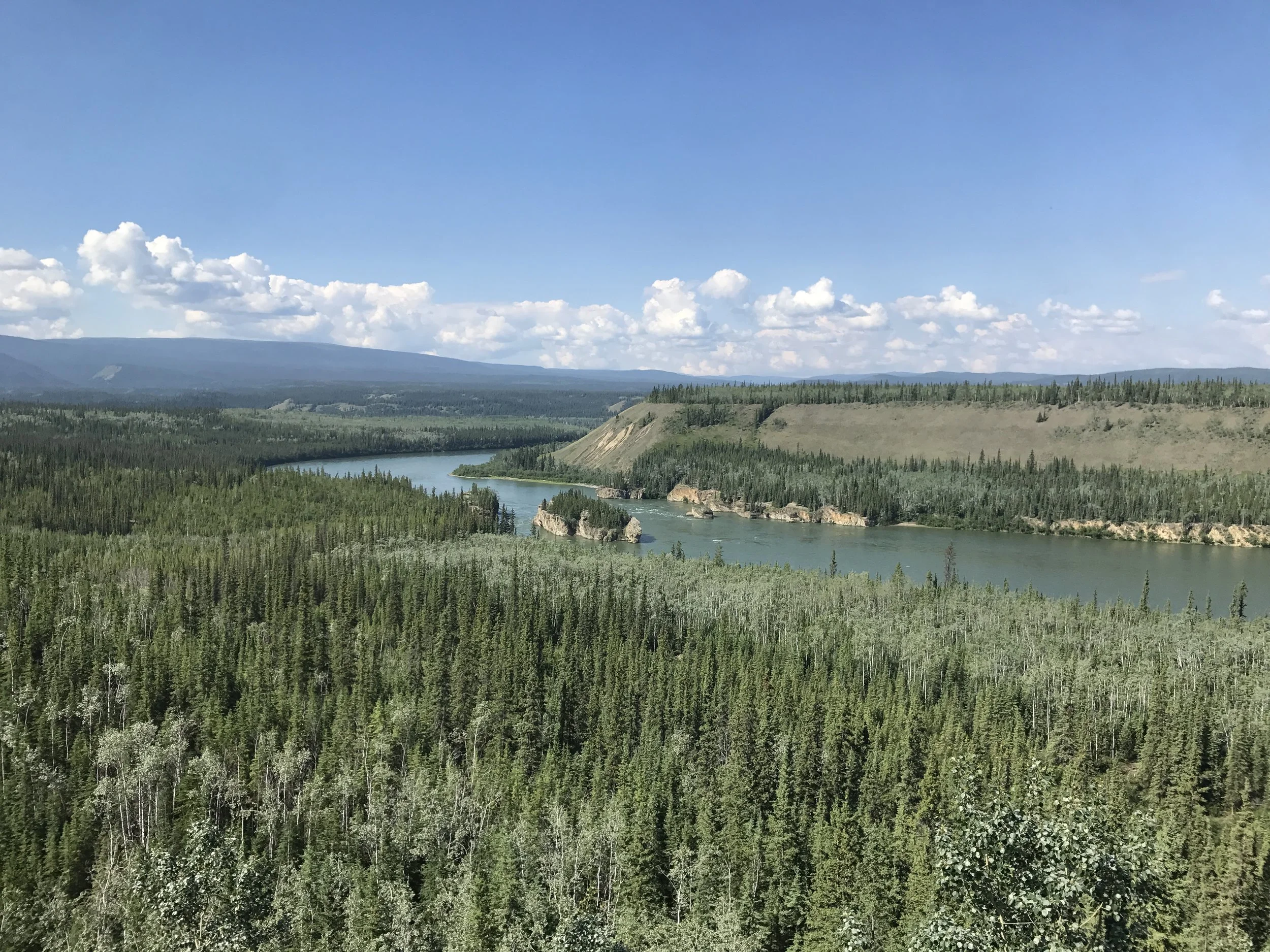 Five Fingers Rapids north of White Horse. 