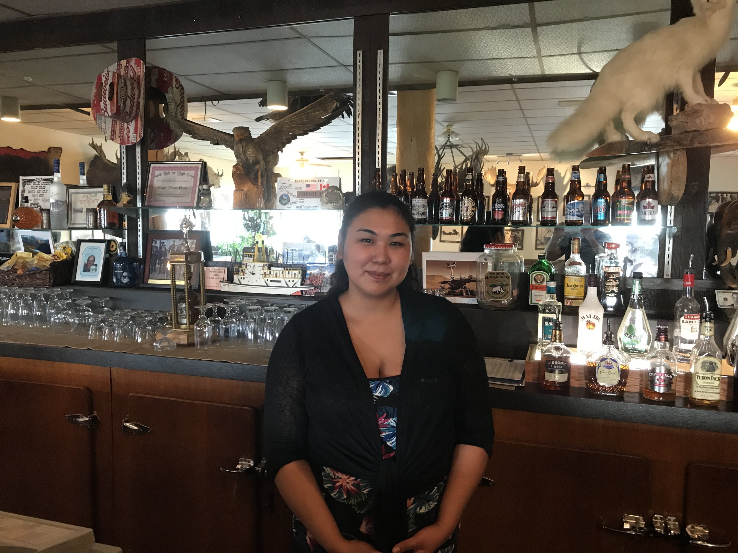 Frances from Sachs Harbor. She is the real deal and a lovely lady!!! 