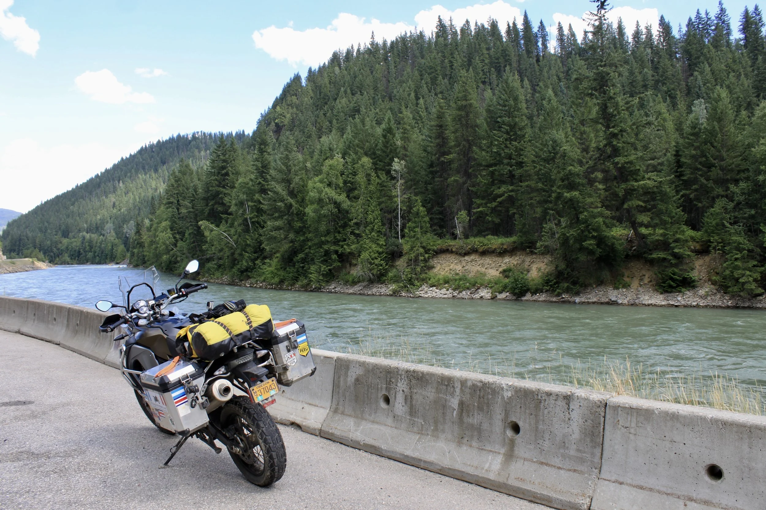 Beautiful scenery leading to Prince George.