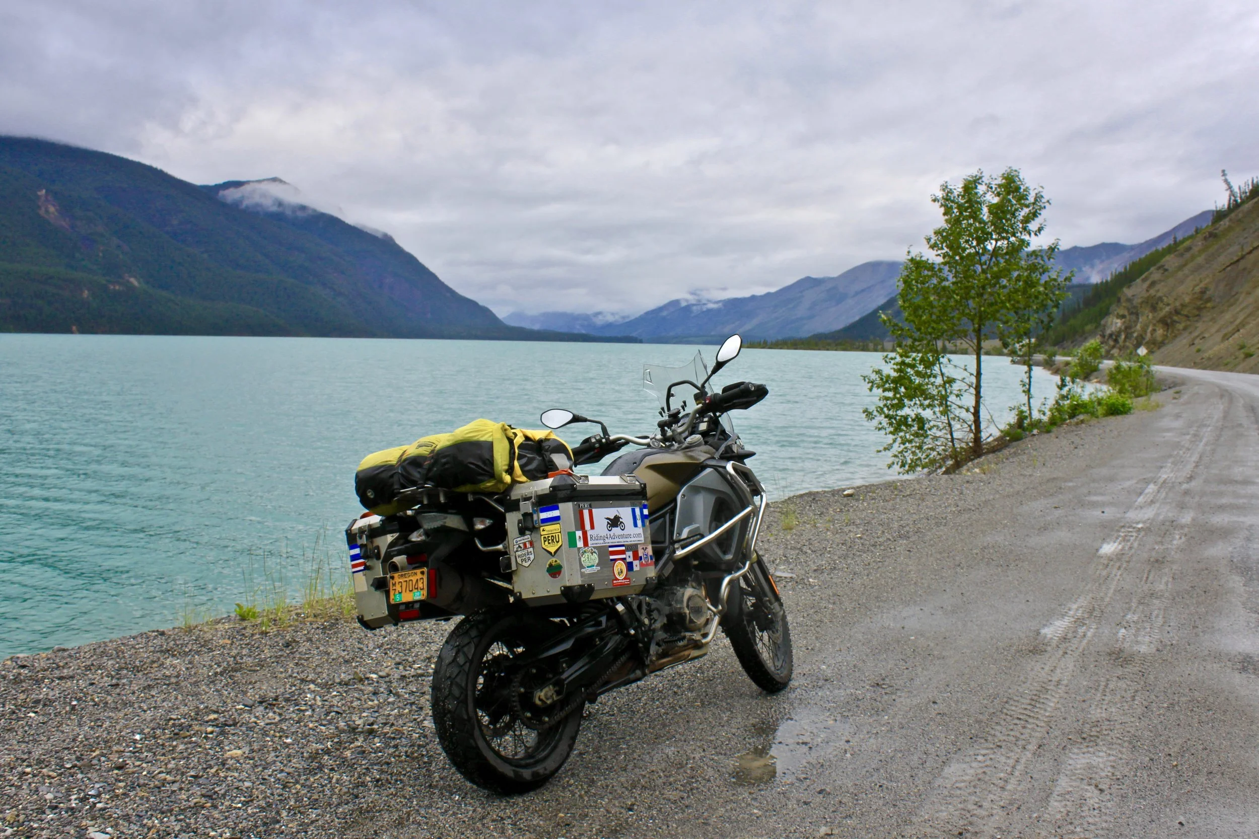 On the road to Liard River Hot Springs.