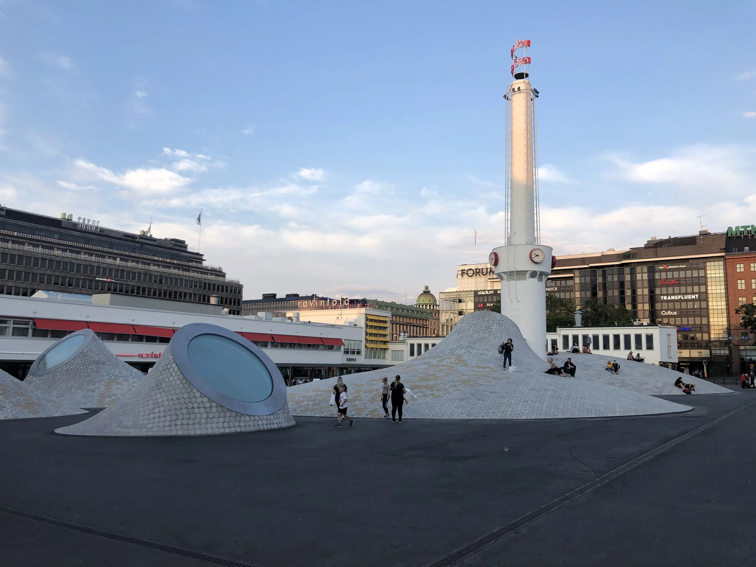Interesting structures in Helsinki.
