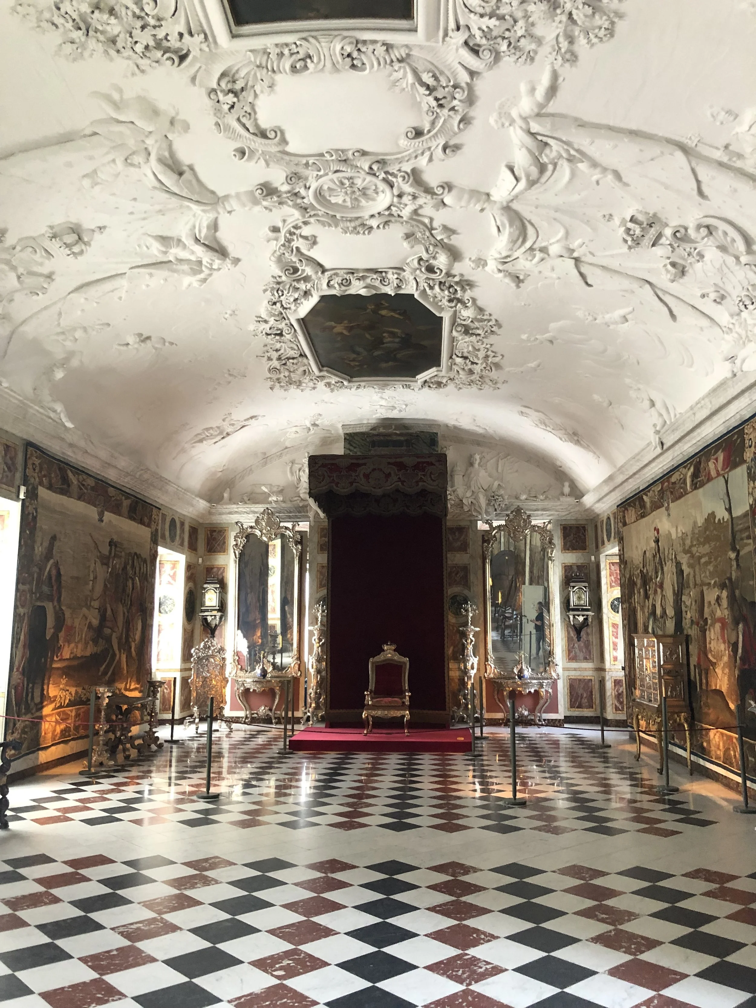 Danish royal throne.