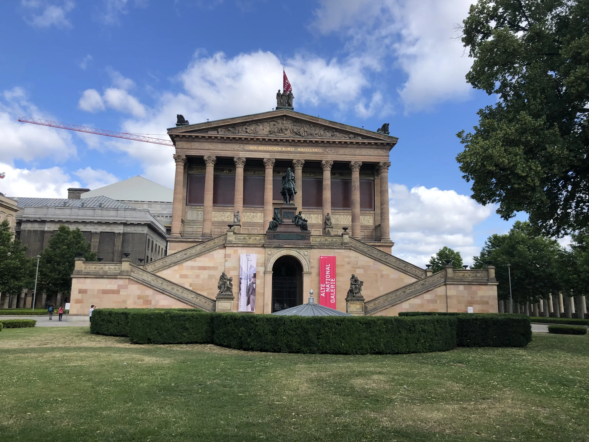 Museum Island is a major Berlin attraction. On this small tract of land are several significant museums that house artifacts of human history from around the world. The outside of the museums was almost as impressive as their contents.