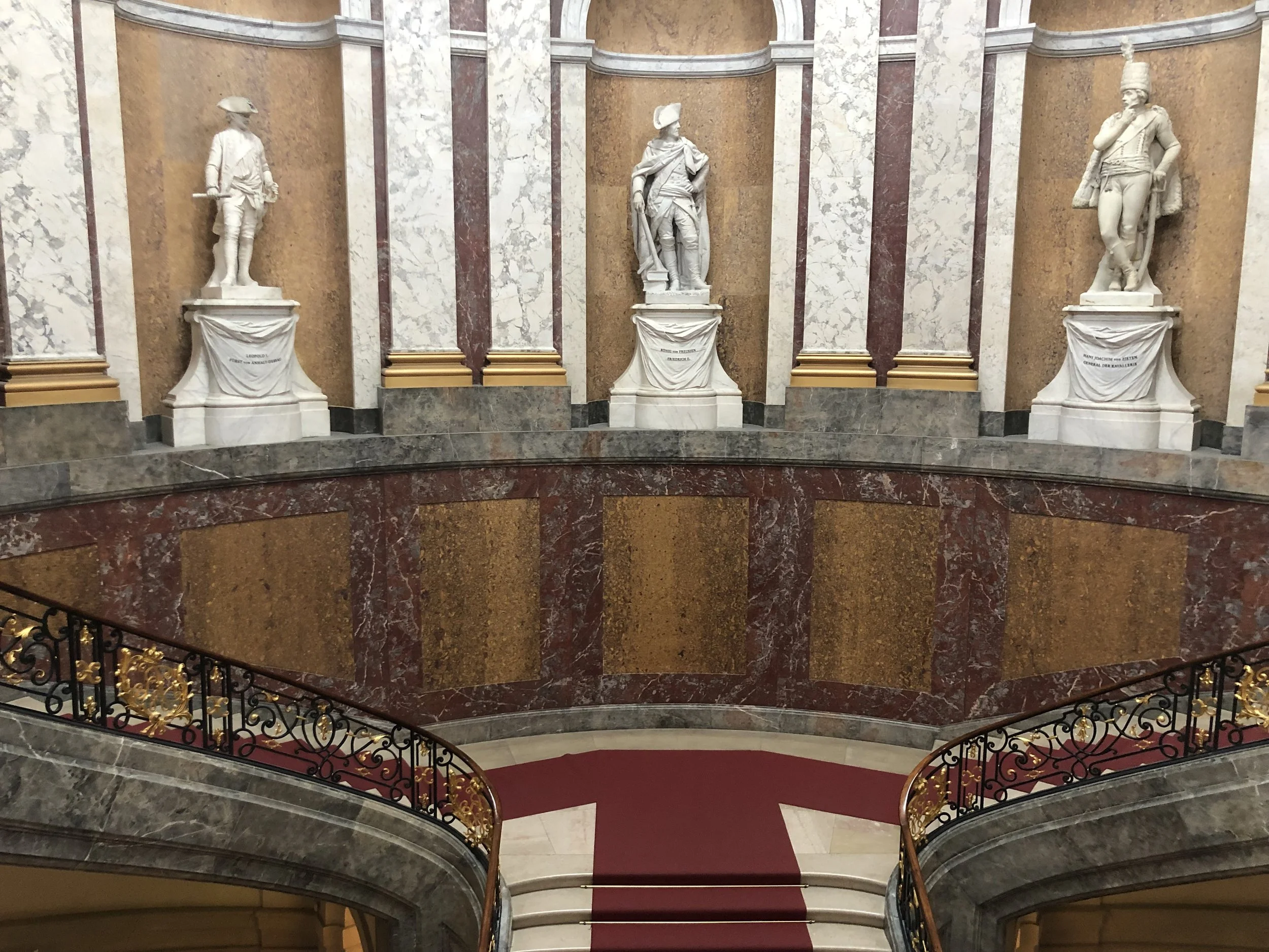 Another museum on the island housed a collection of magnificent statues.