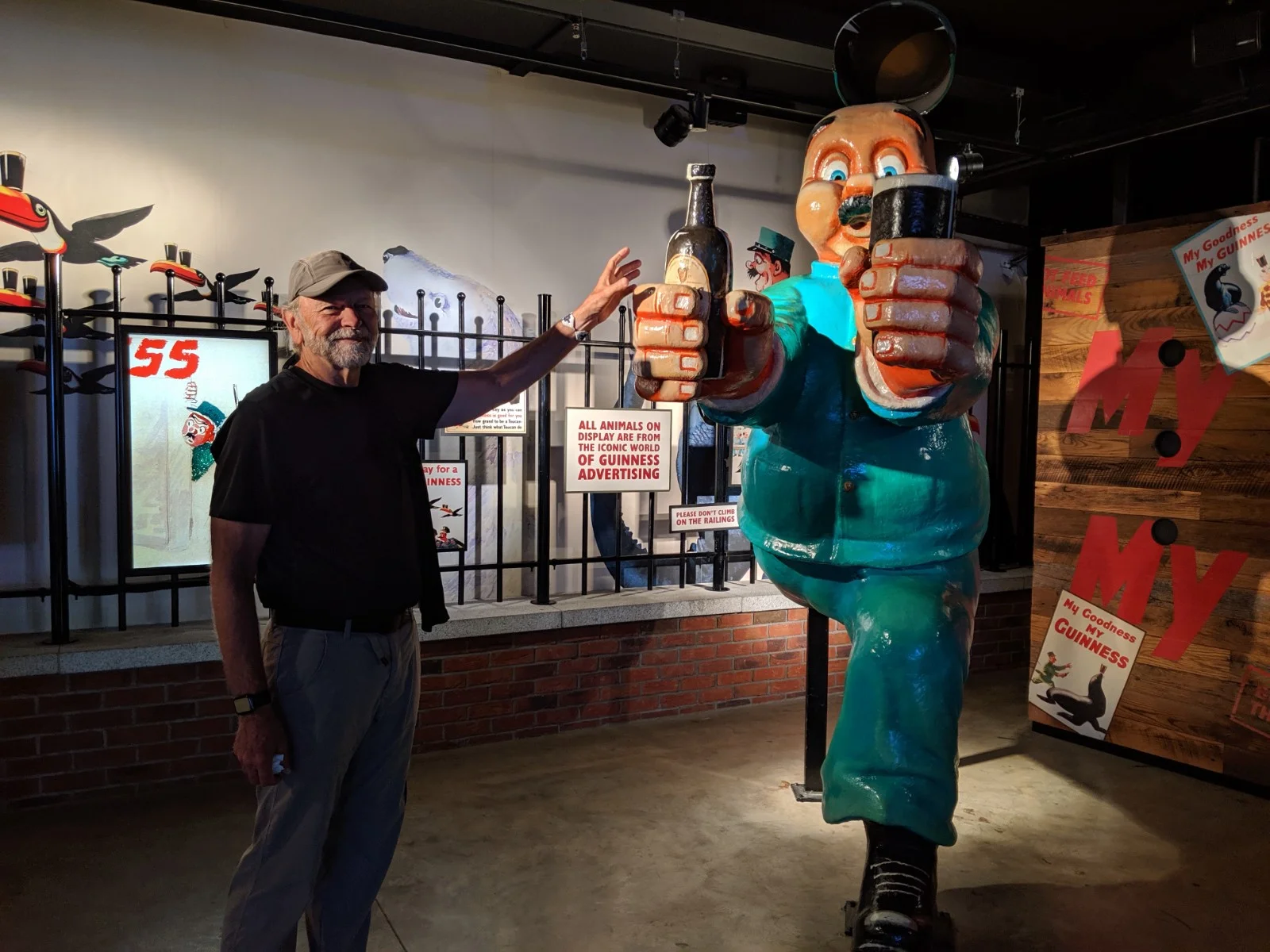 The tour covered all aspects of the brewing process from the selection of the ingredients through the brewing the beer. Additionally they had a floor dedicated to the various advertising campaigns they used over the years.