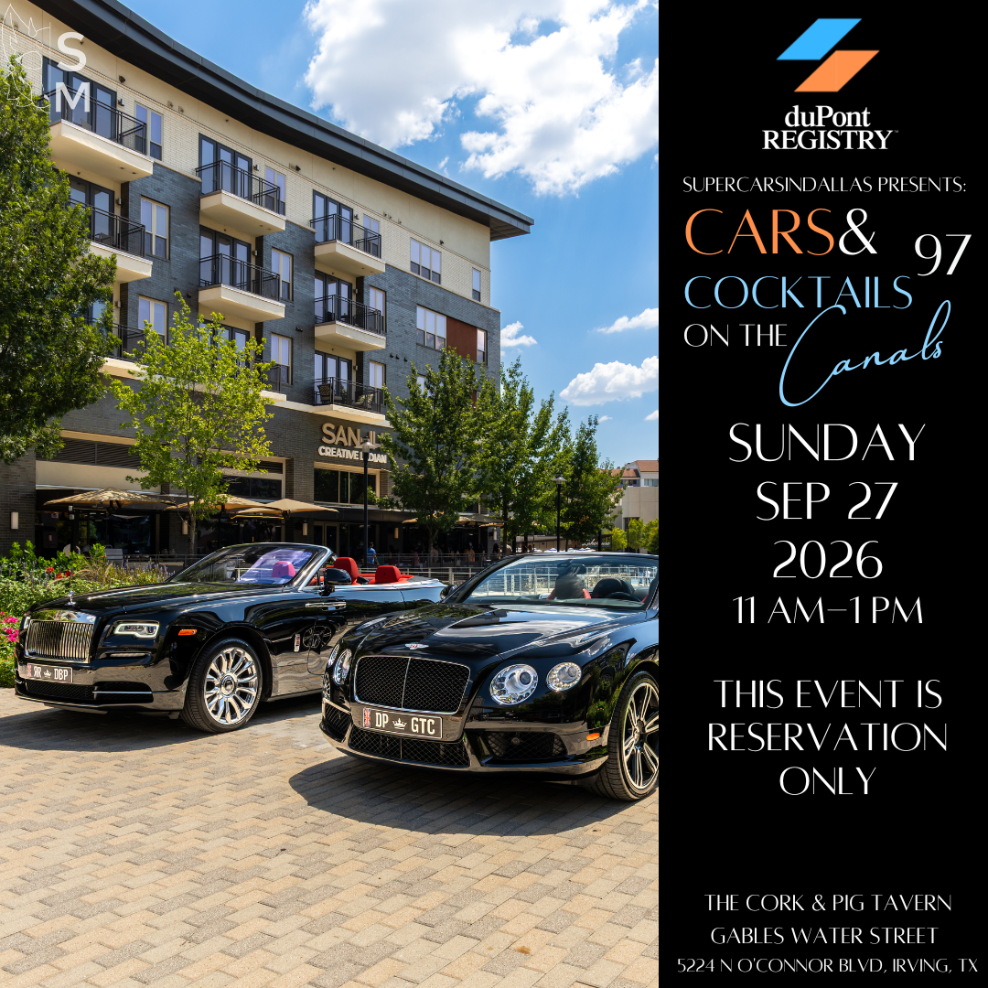 9/27 Register for Cars&Cocktails on the Canals 97!