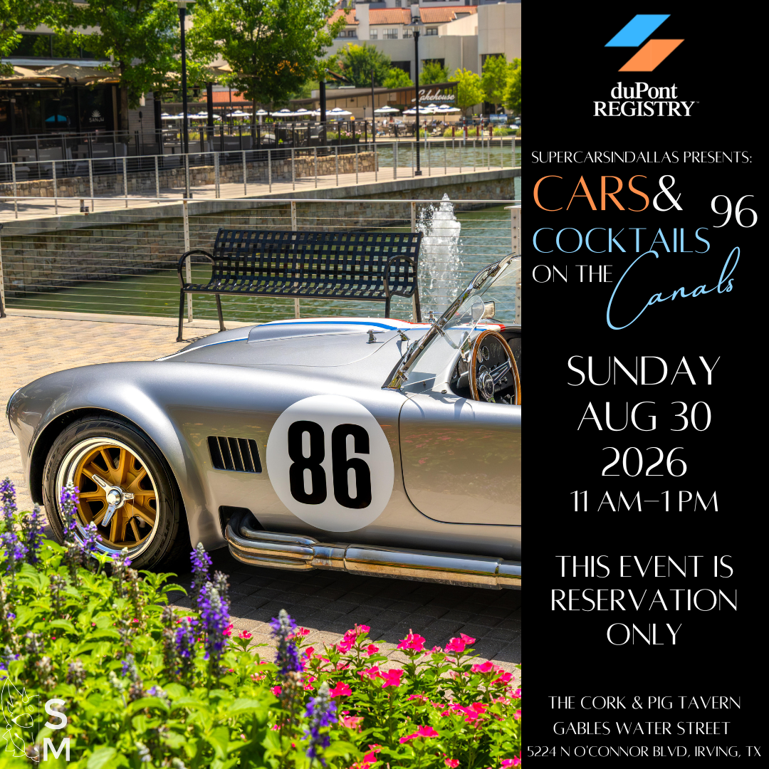 Register for Cars&Cocktails on the Canals 96!