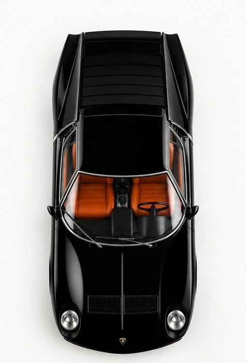 Lamborghini Miura representing House exhibitions