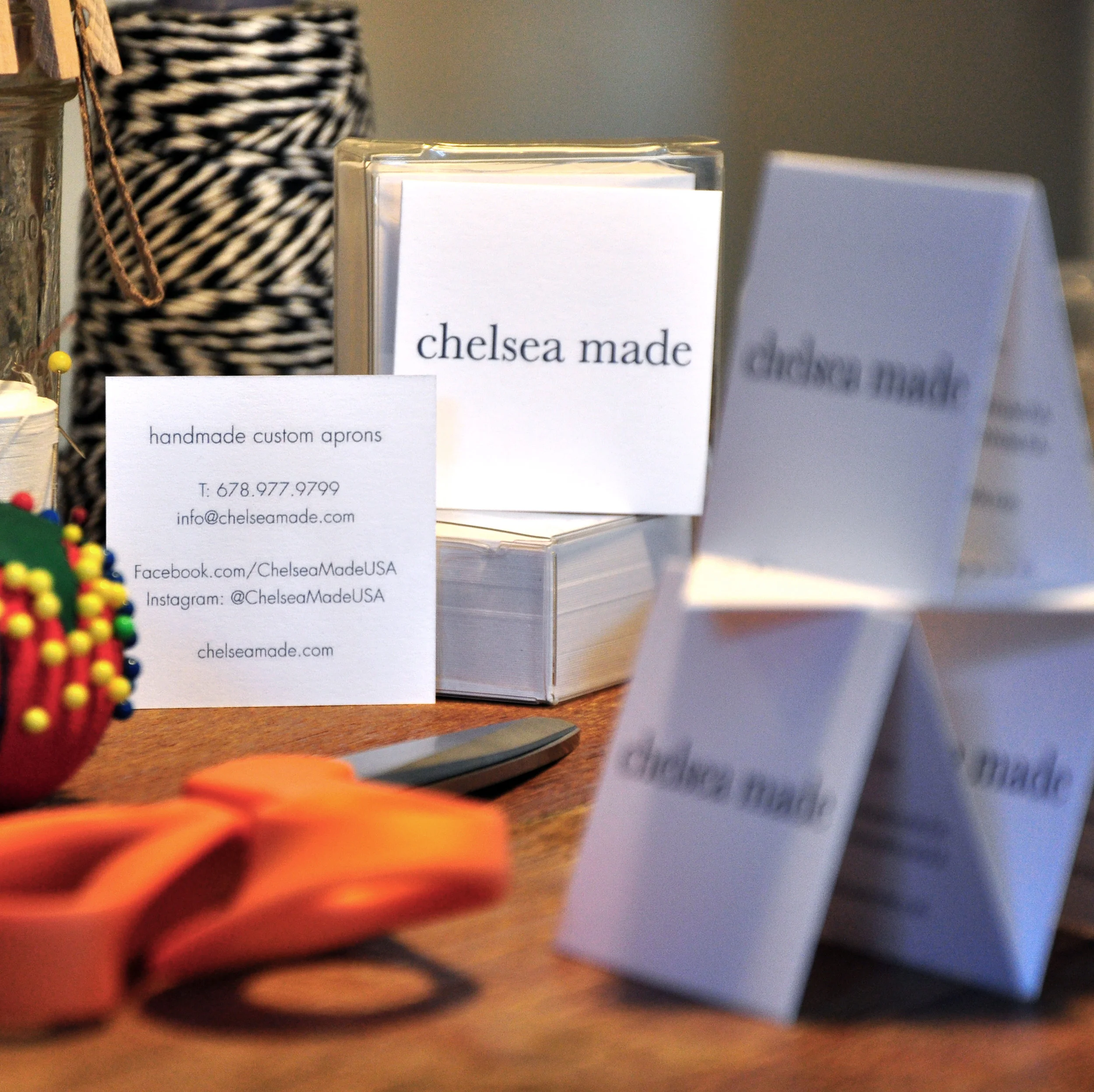 chelsea made business cards