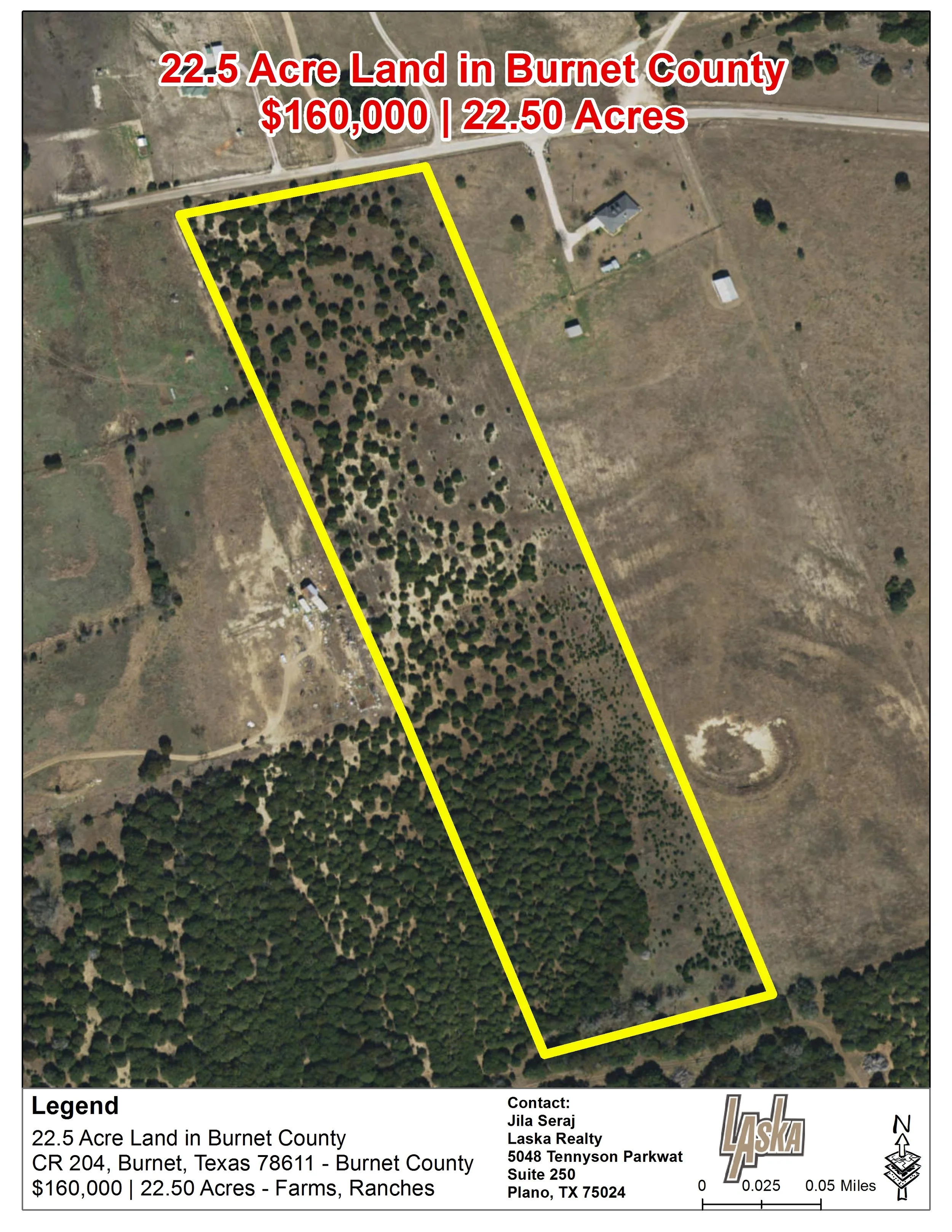 22.5 Acres Land in Burnet County, Texas