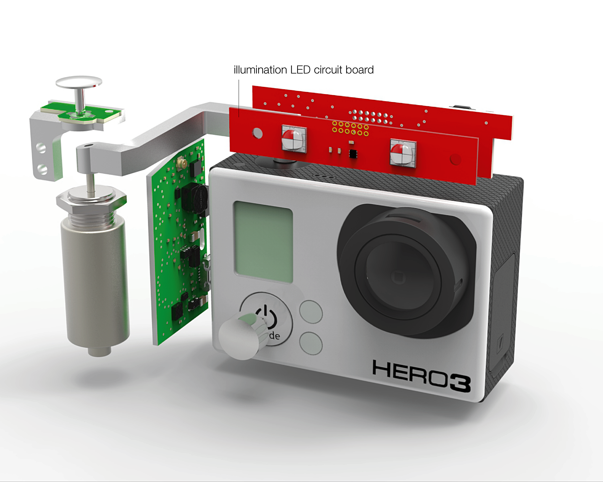 front view internal components