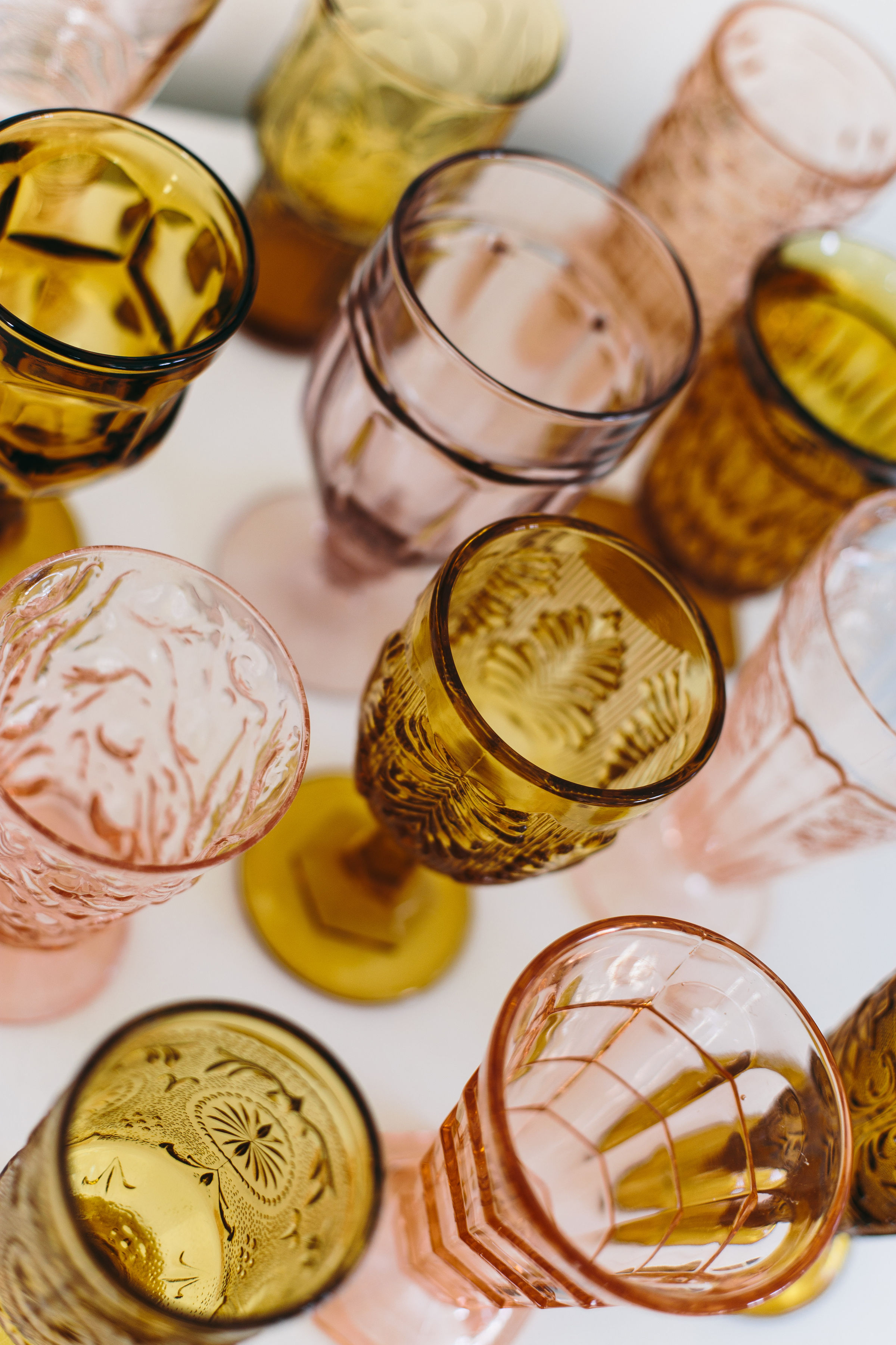 Pink Goblets from The Copper Quail