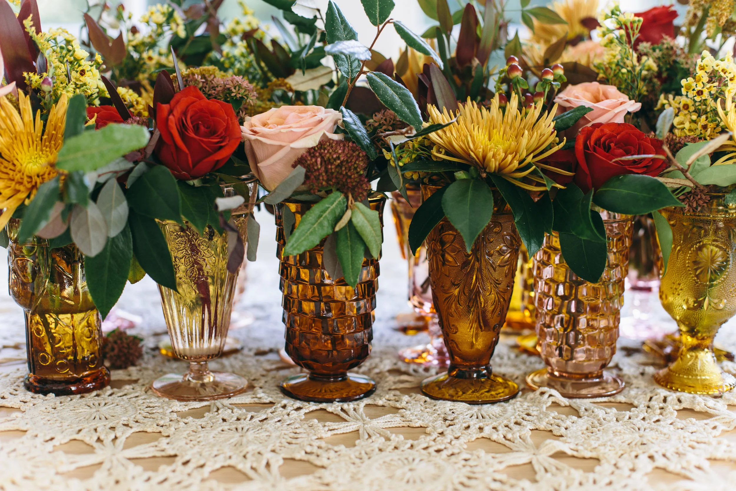 Pink Goblets from The Copper Quail