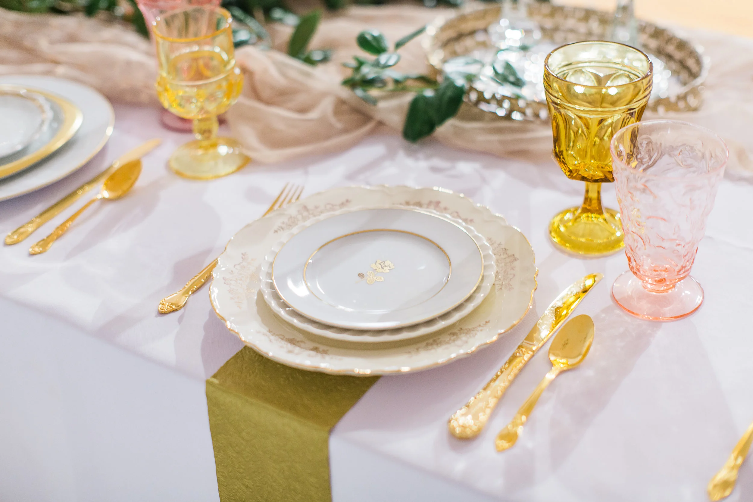 Yellow Goblets from The Copper Quail