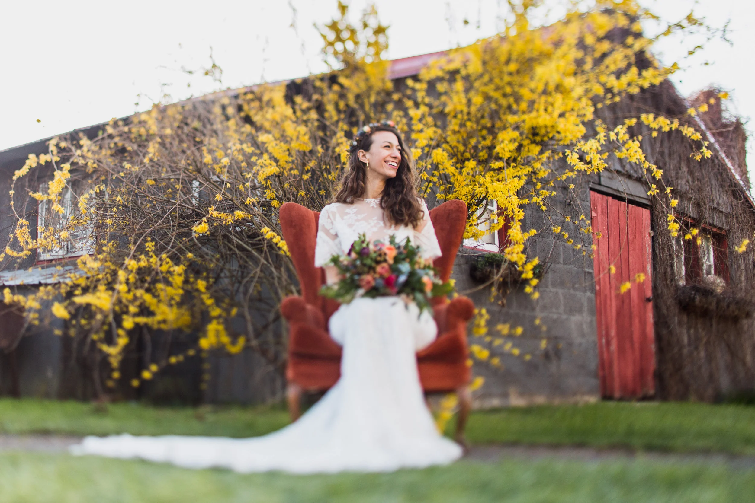 "Josie" Burnt Orange Chair from The Copper Quail