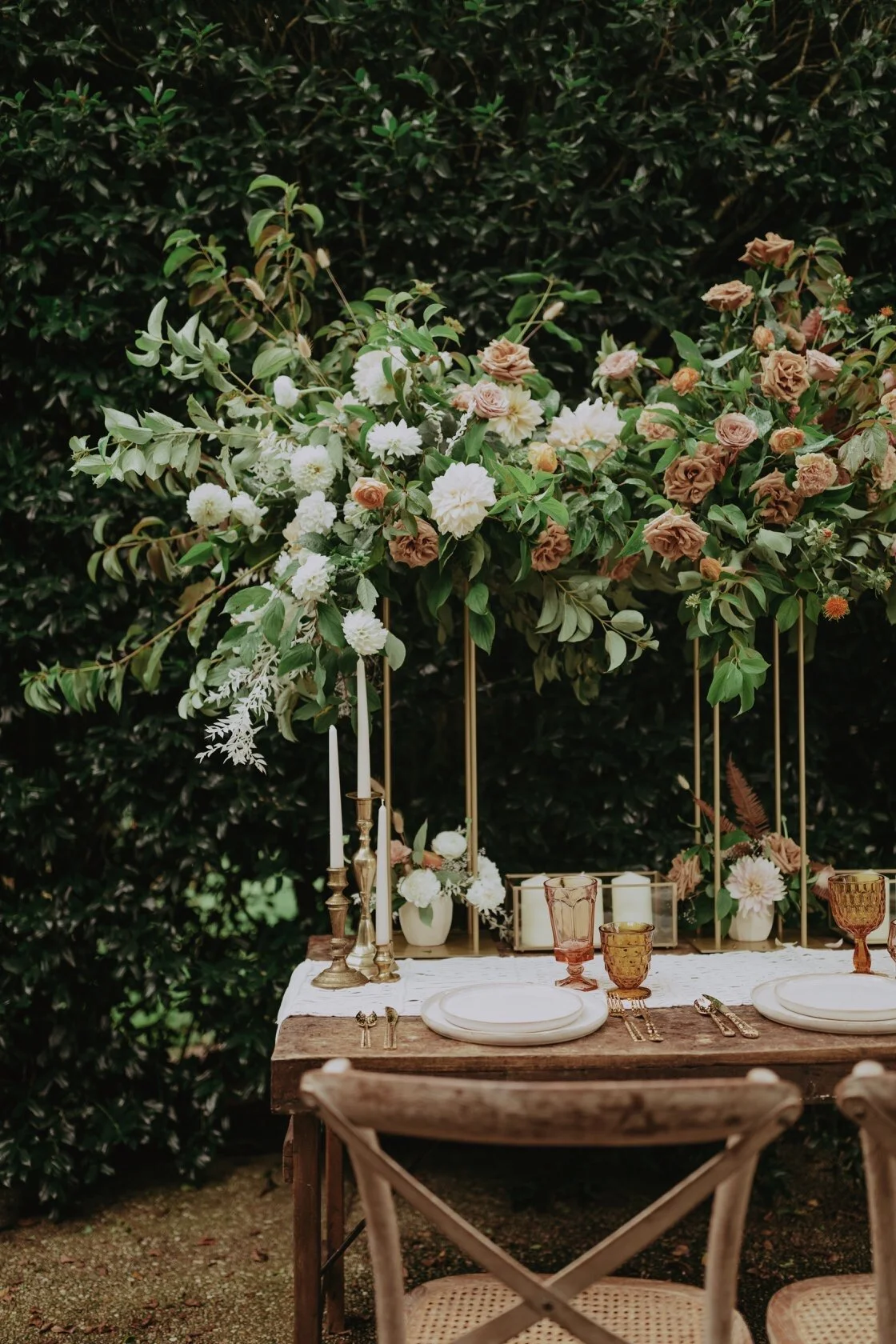 Brass Candlesticks from The Copper Quail
