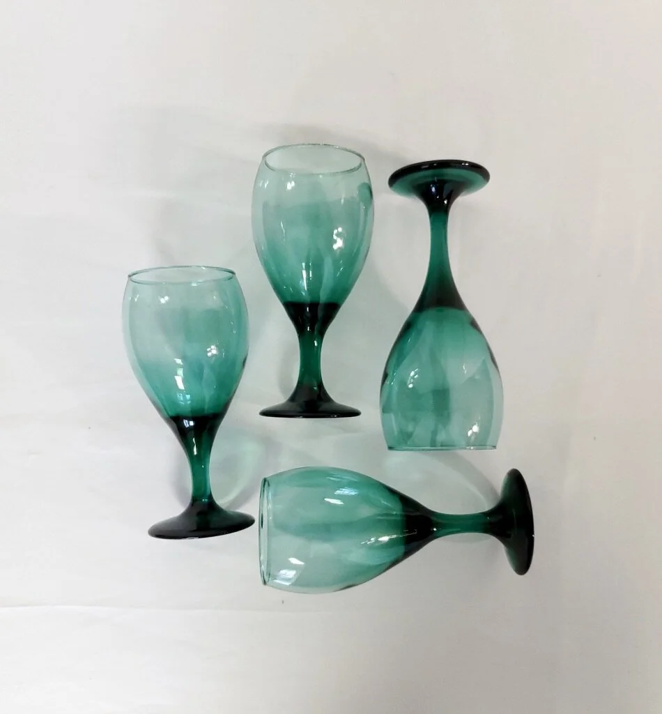 Teal goblets