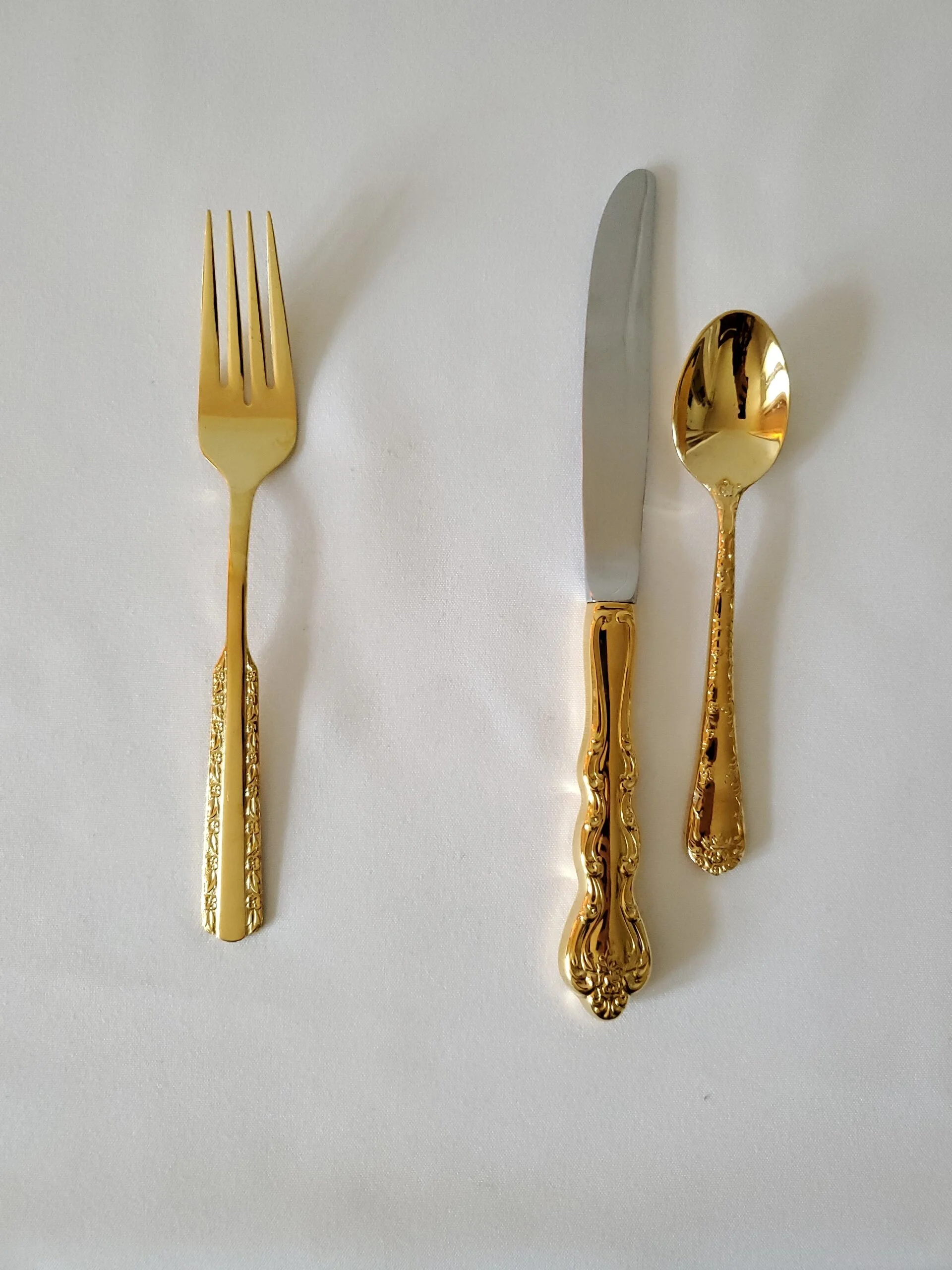Vintage Gold Flatware