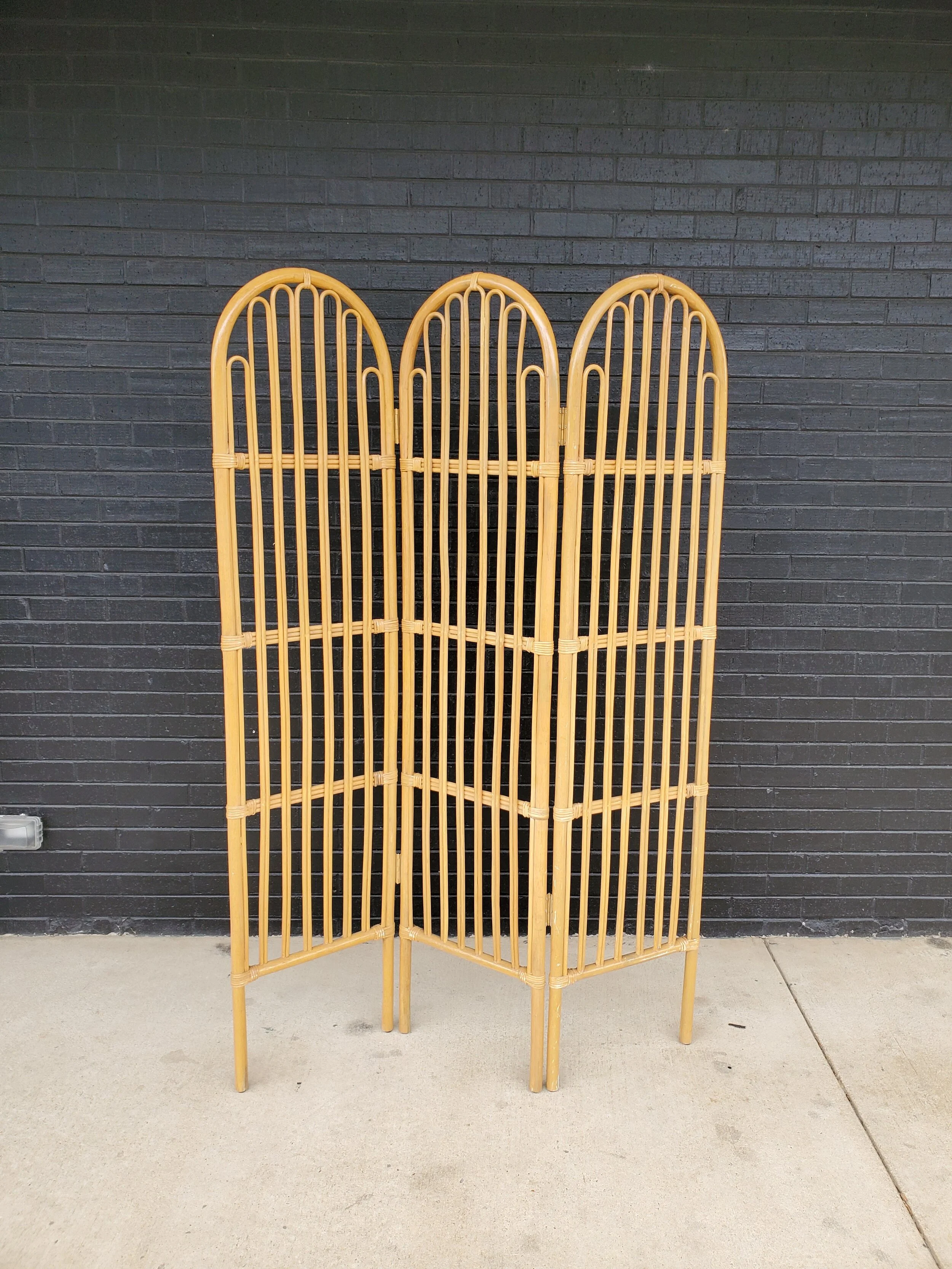 Rattan Room Dividers from The Copper Quail